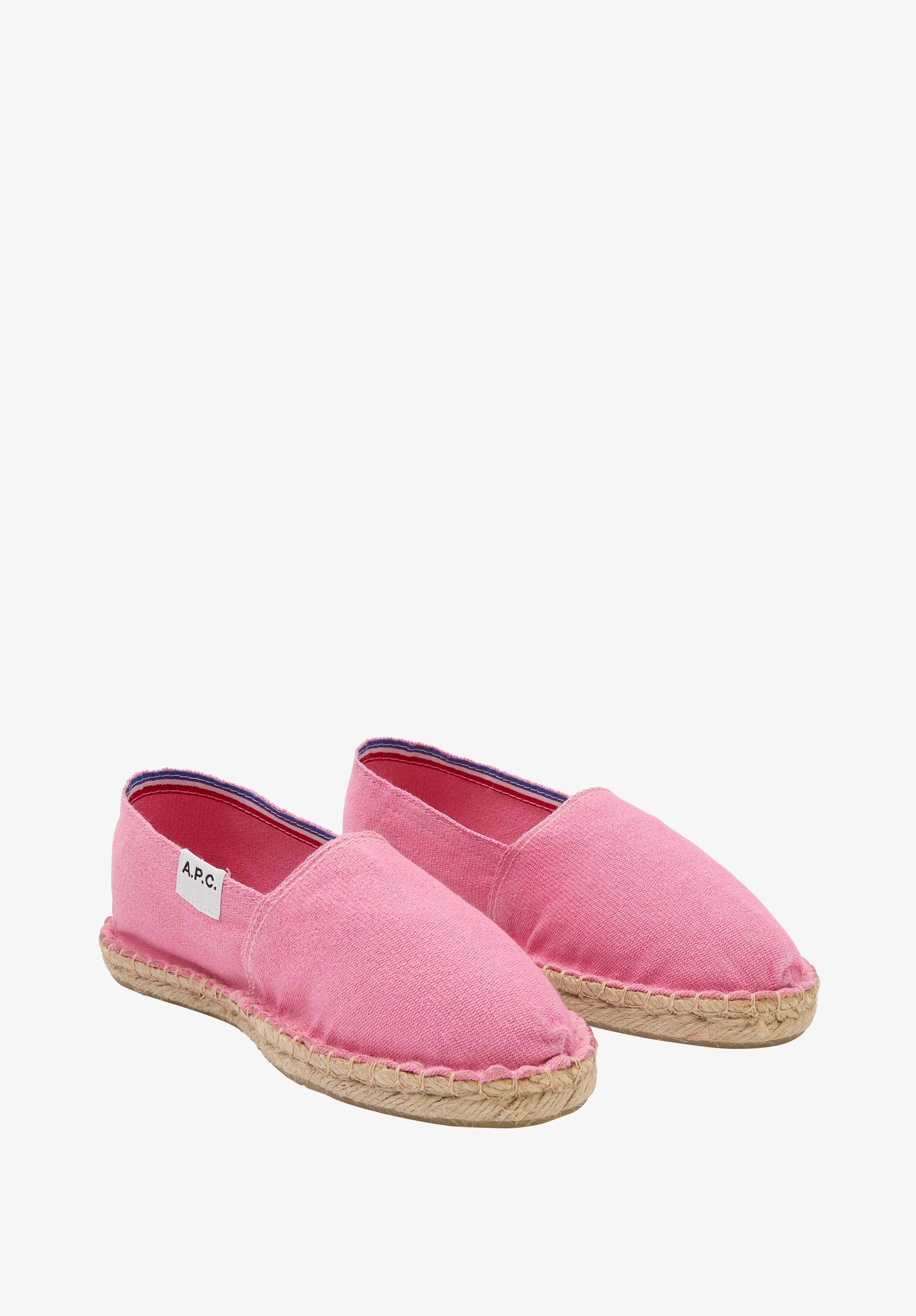 A.P.C. Espadrilles Schuhe mit Paspelierung blau-weiß-rot
