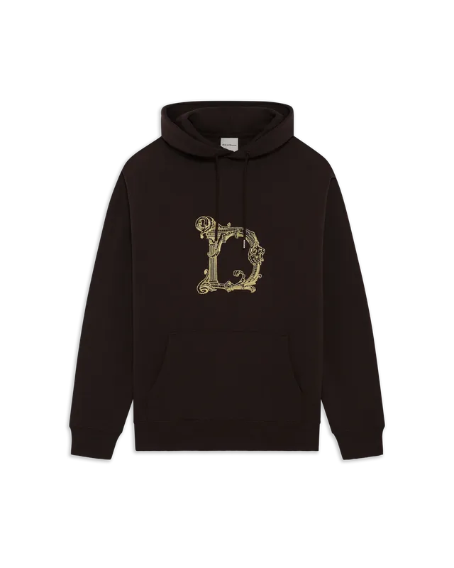 Drôle De Monsieur Column D Hoodie Kapuzenpullover Braun