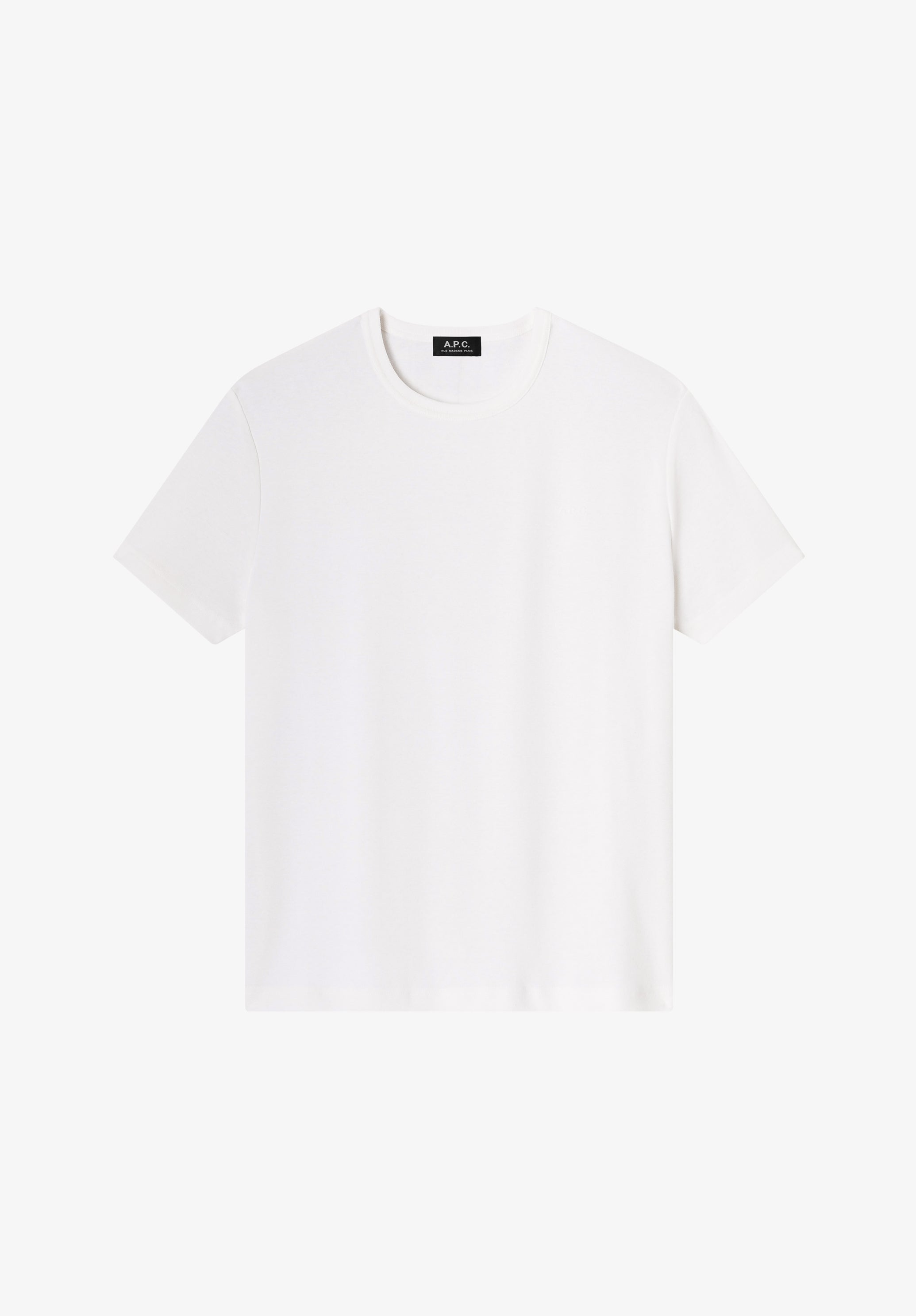 A.P.C. Mikrologo T-Shirt Weiß M Bio-Baumwolle
