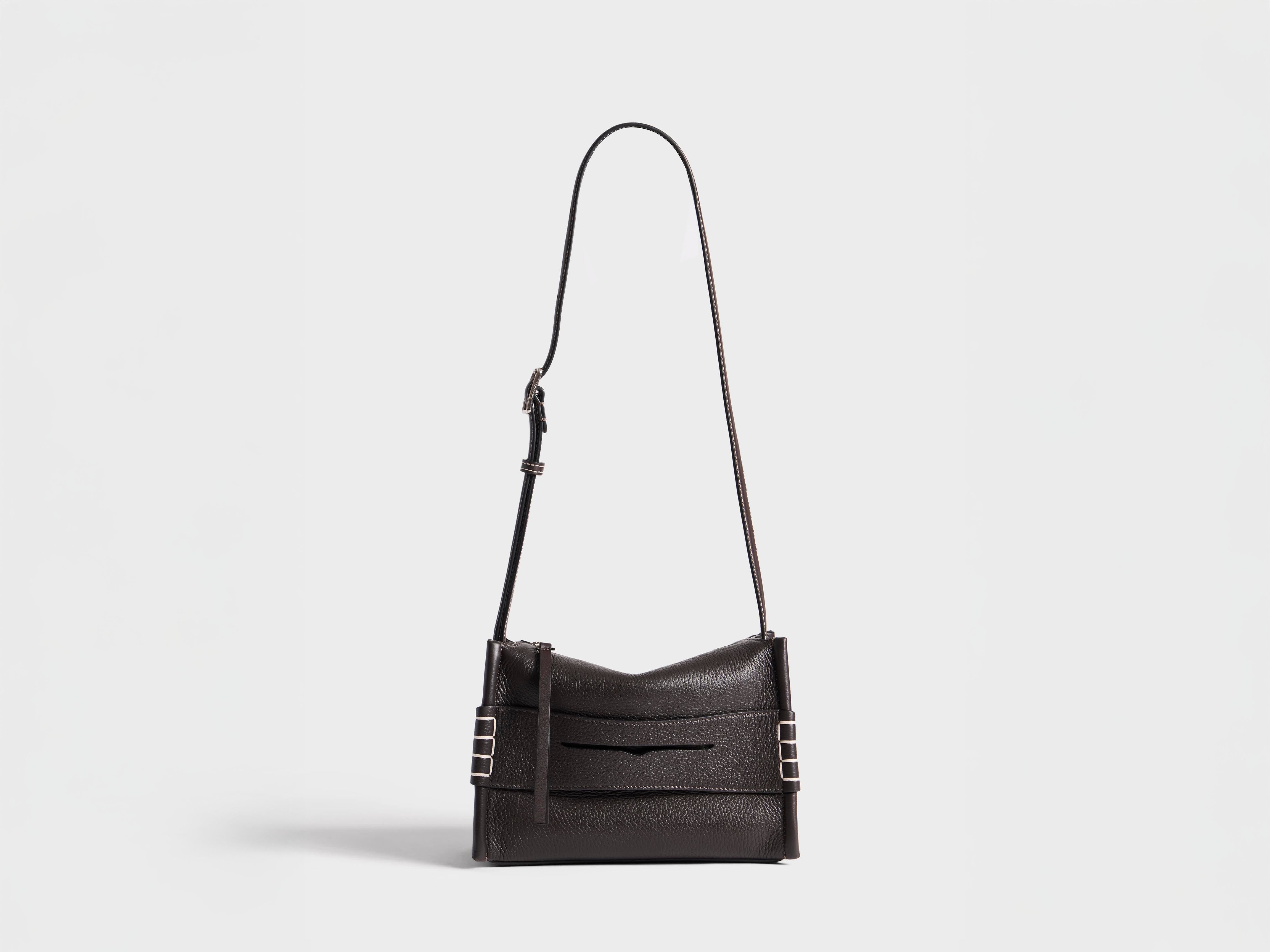 J.W. Anderson Loafer Tasche Small schokobraun Leder