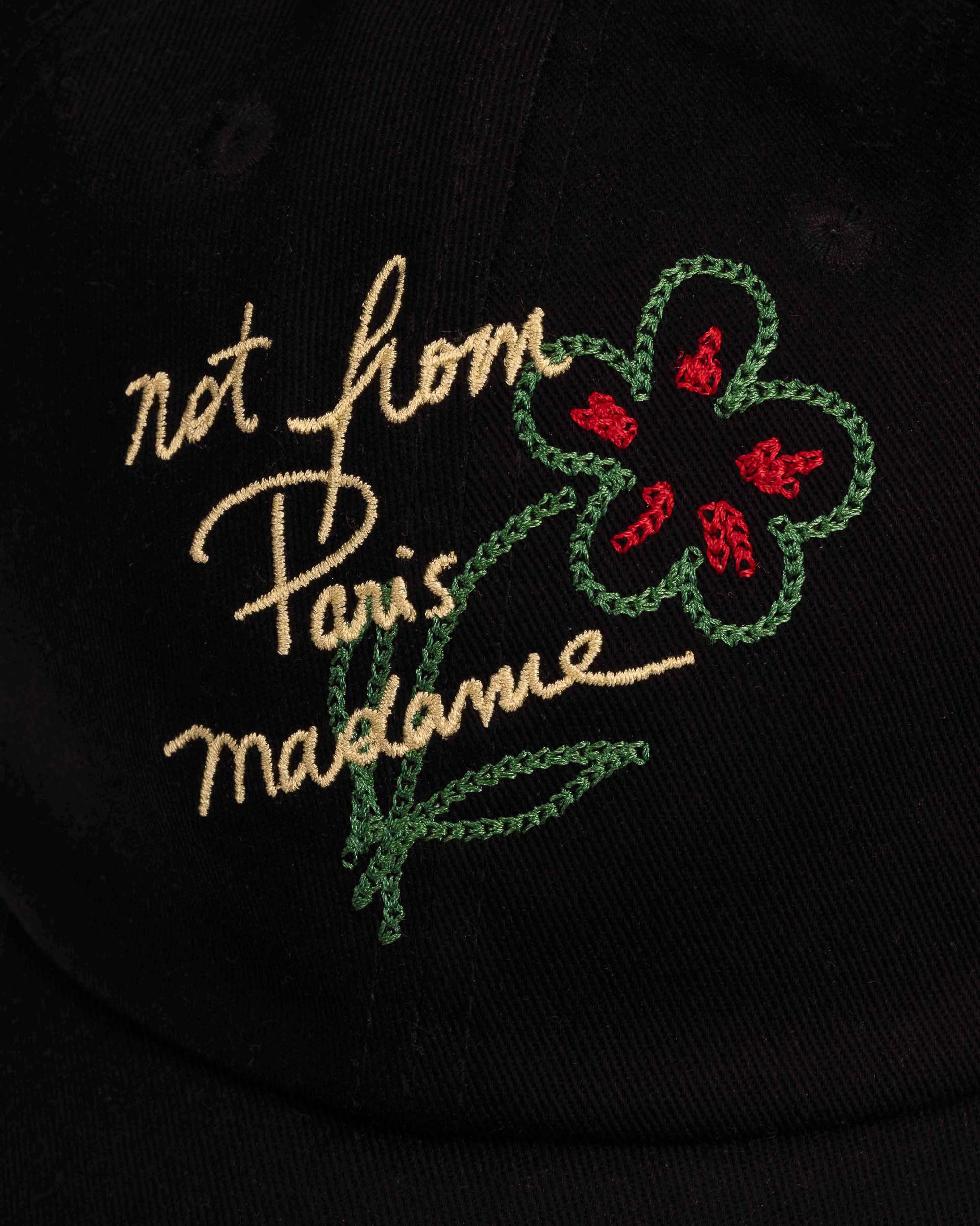 Drôle De Monsieur Slogan Esquisse Cap schwarz Baumwolle