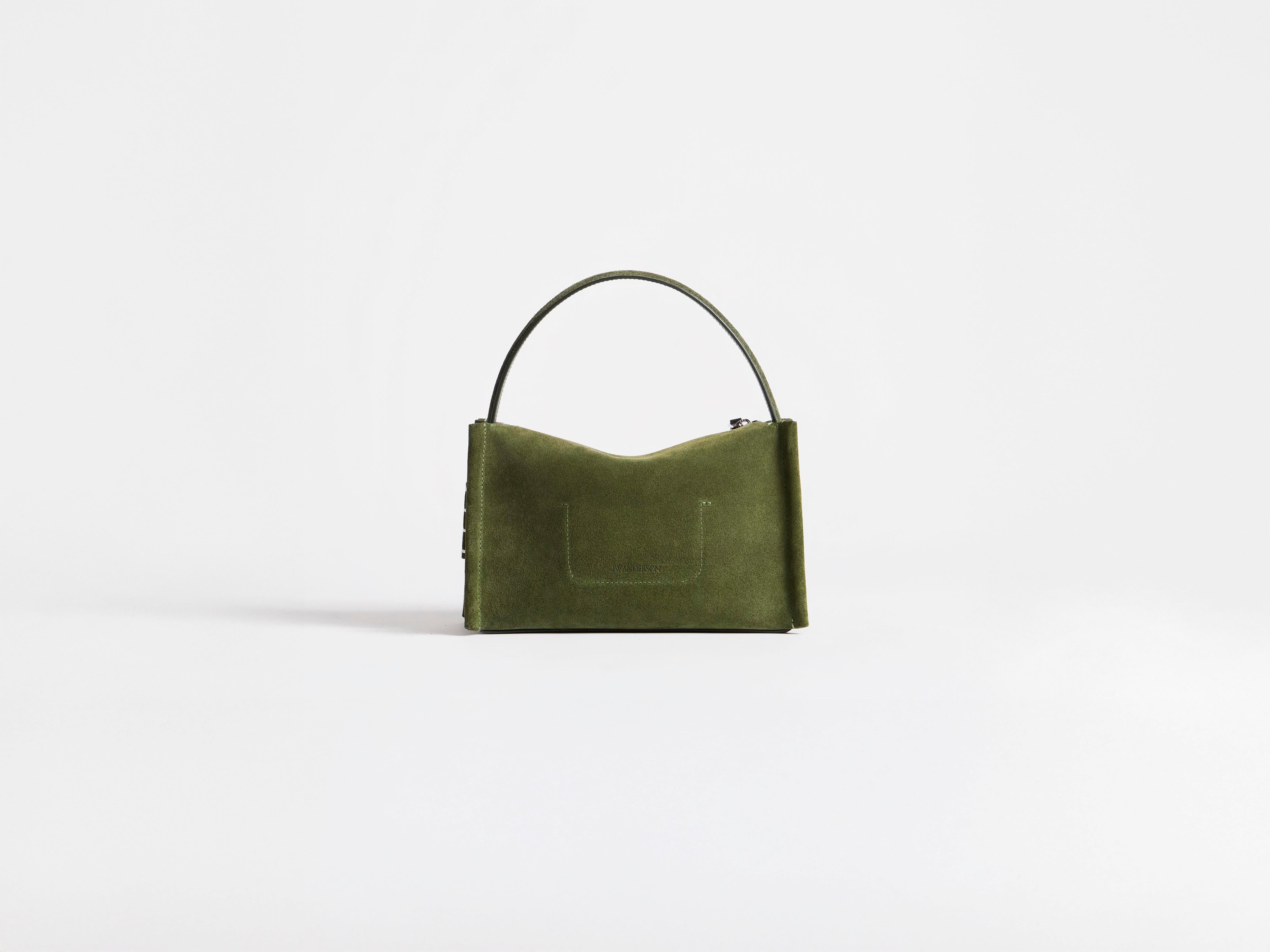 J.W.Anderson Bags Small Loafer Bag Khaki Wildleder