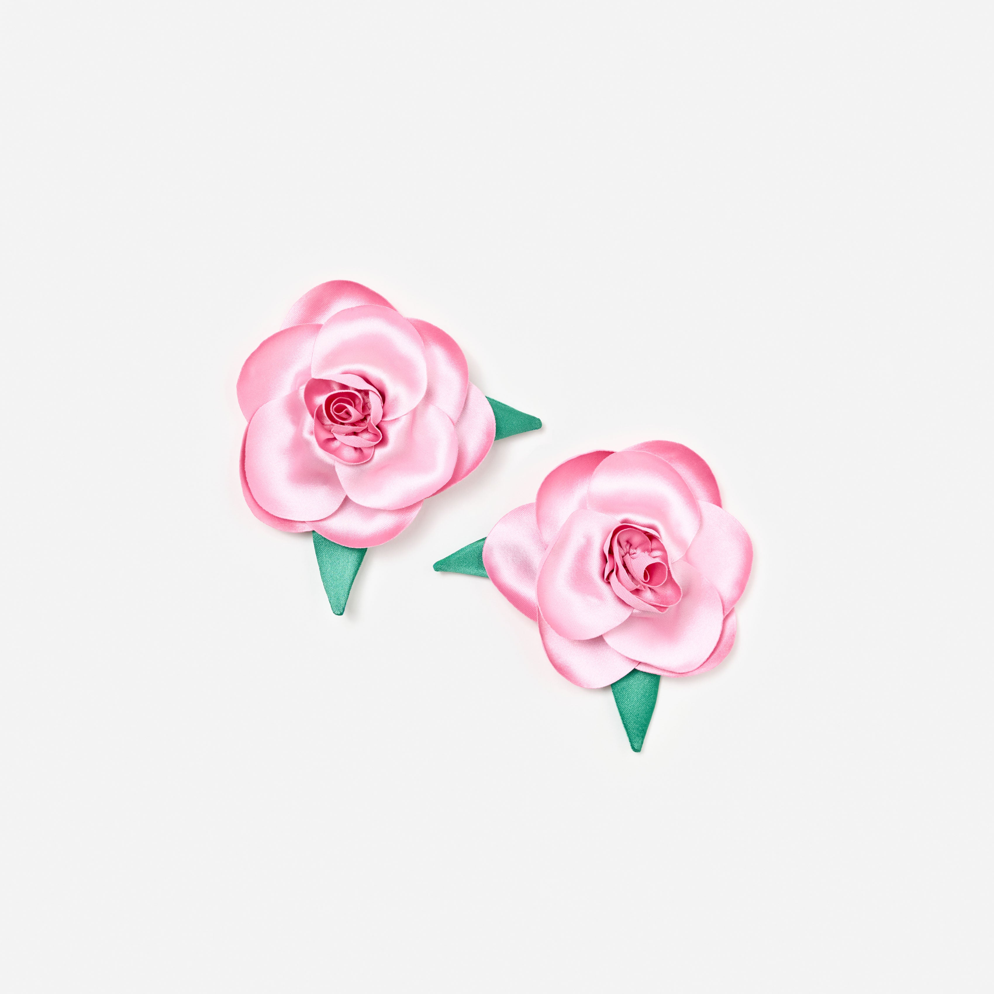 Self-Portrait Hair Accessories Rose Crepe Haarspange Grün Kids