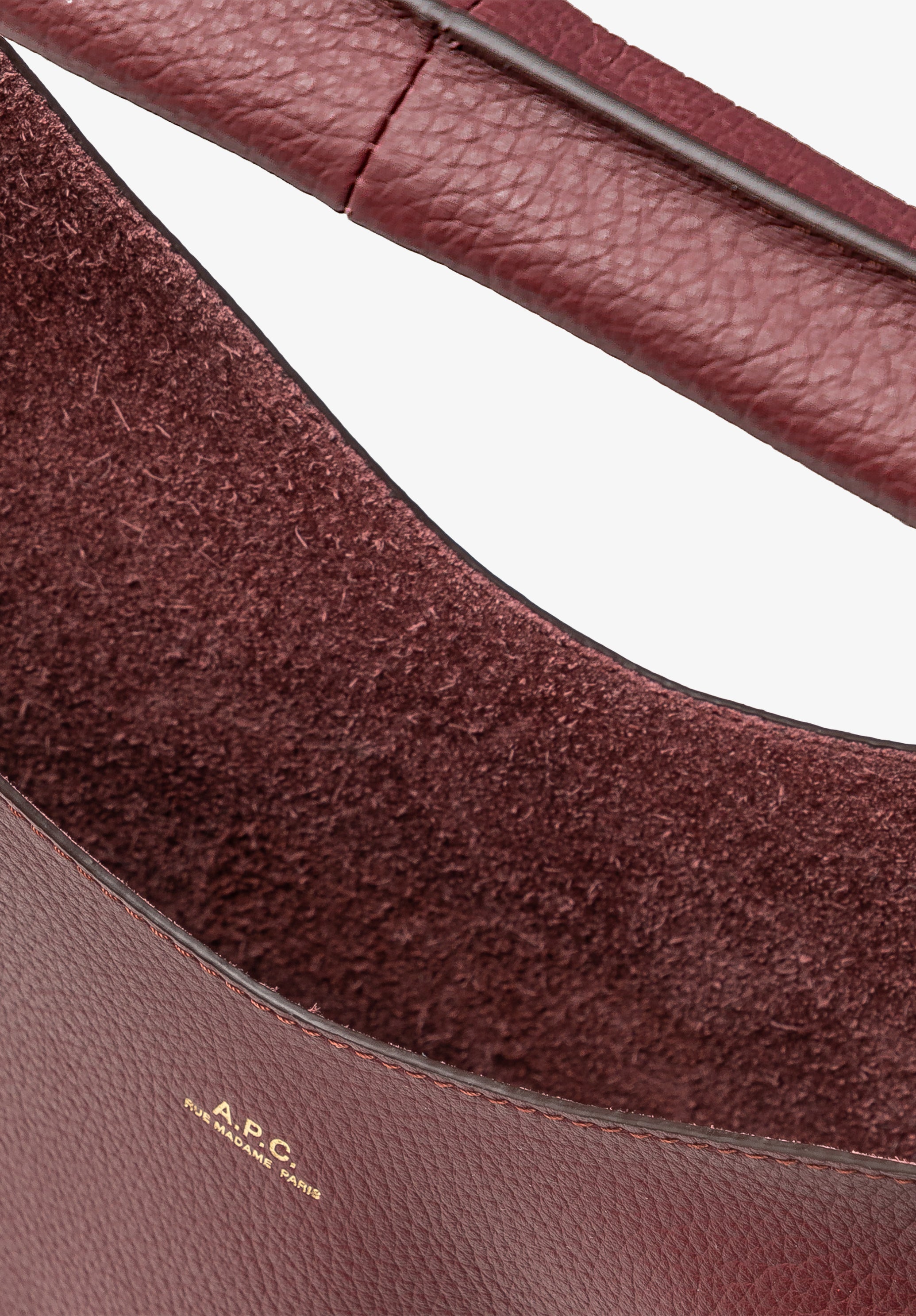 A.P.C. Le Neige Tote Ledertasche schwarz TU