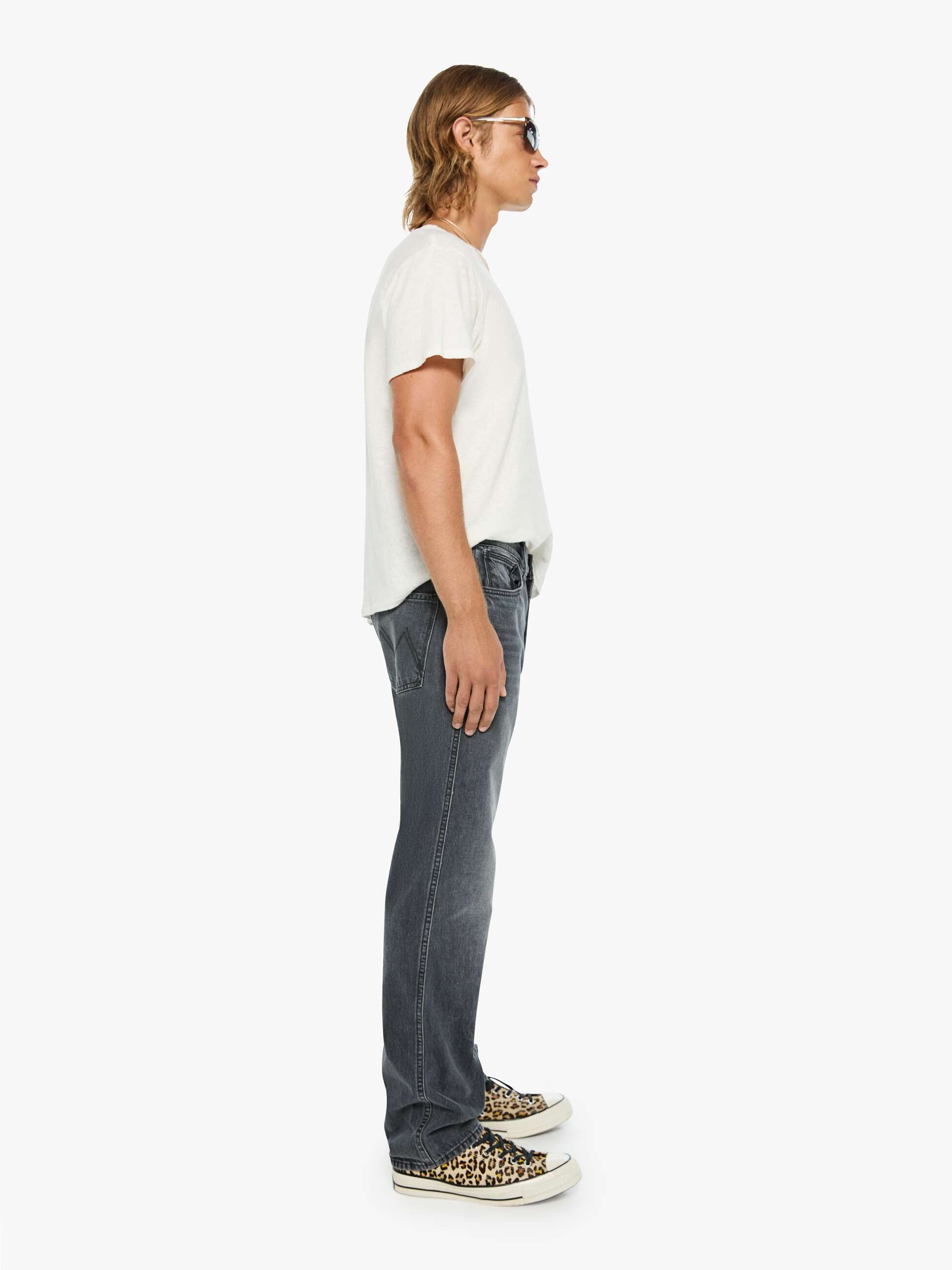 Mother Bronco Herren Jeans Dead To Rights Grau