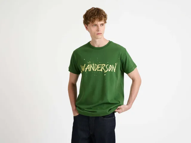 J.W.Anderson Shirts Circular T-Shirt Jersey Grün S M L