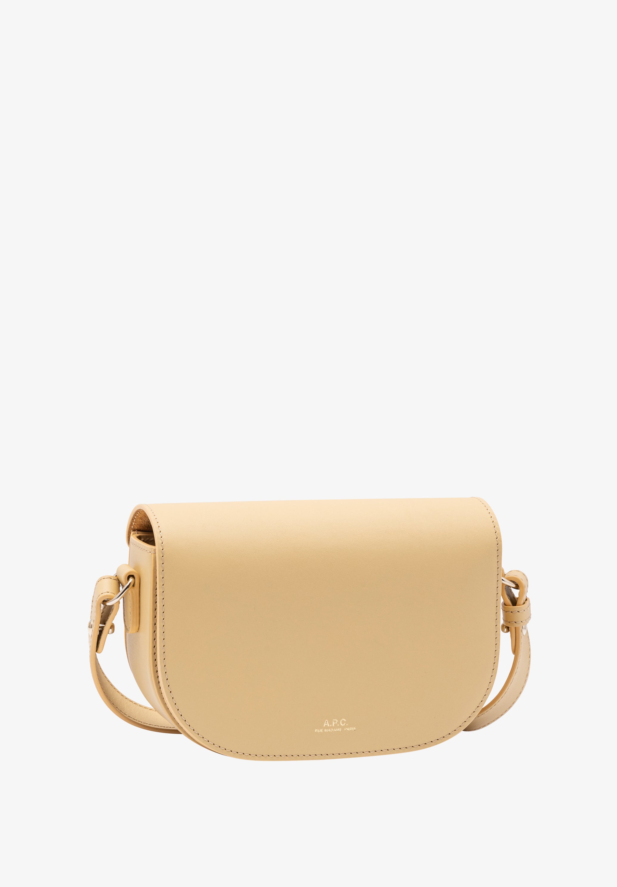 A.P.C. B-Side Small Tasche Glattleder Gelb TU