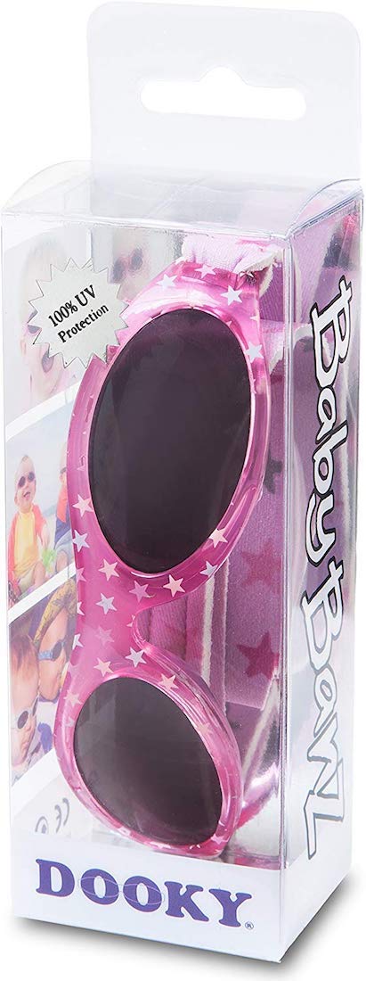 Dooky Baby Banz Pink Star Baby Sonnenbrille 0-2 Jahre