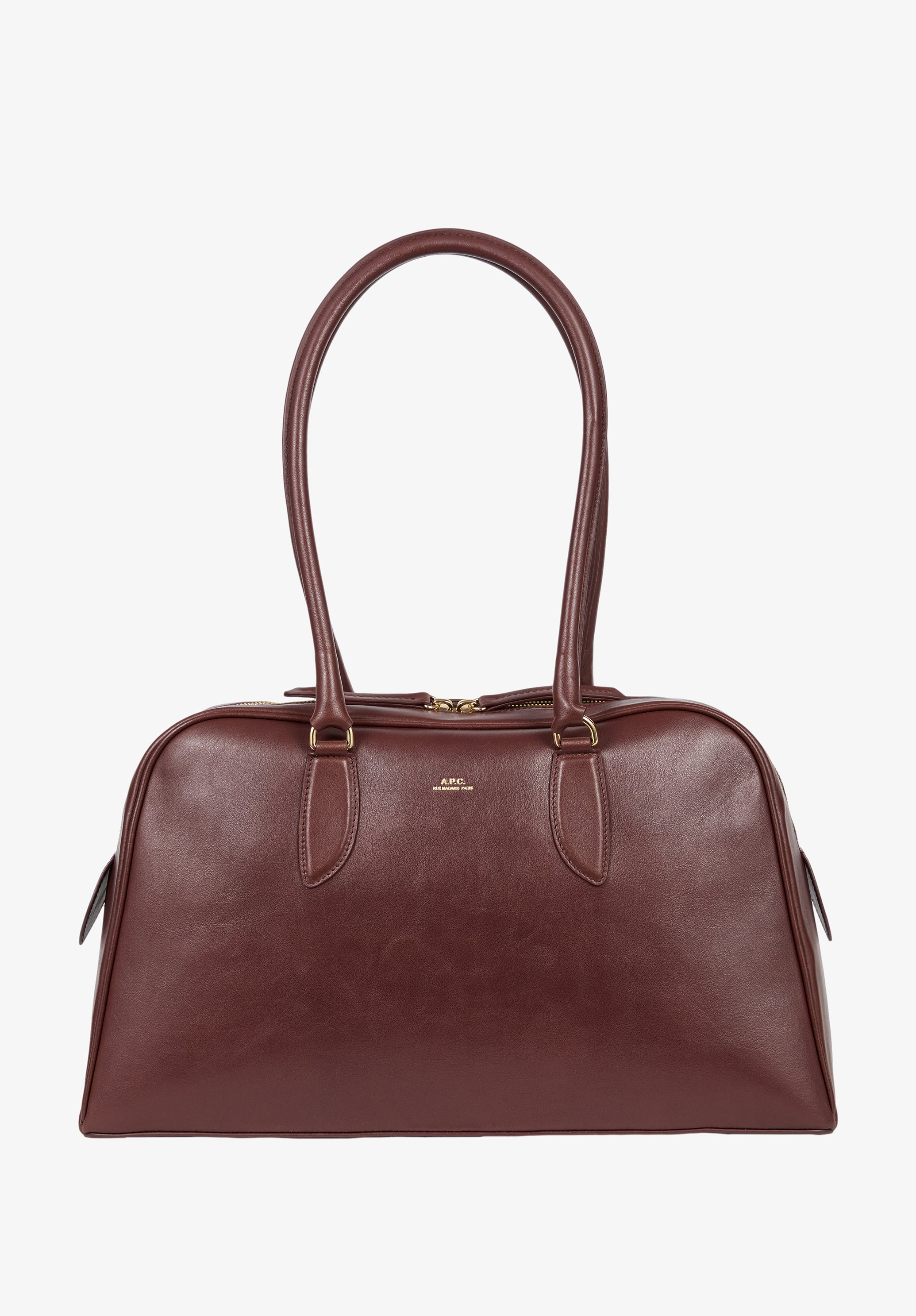 A.P.C. Paloma Tasche TU Baumwollfutter Leder-Zipper