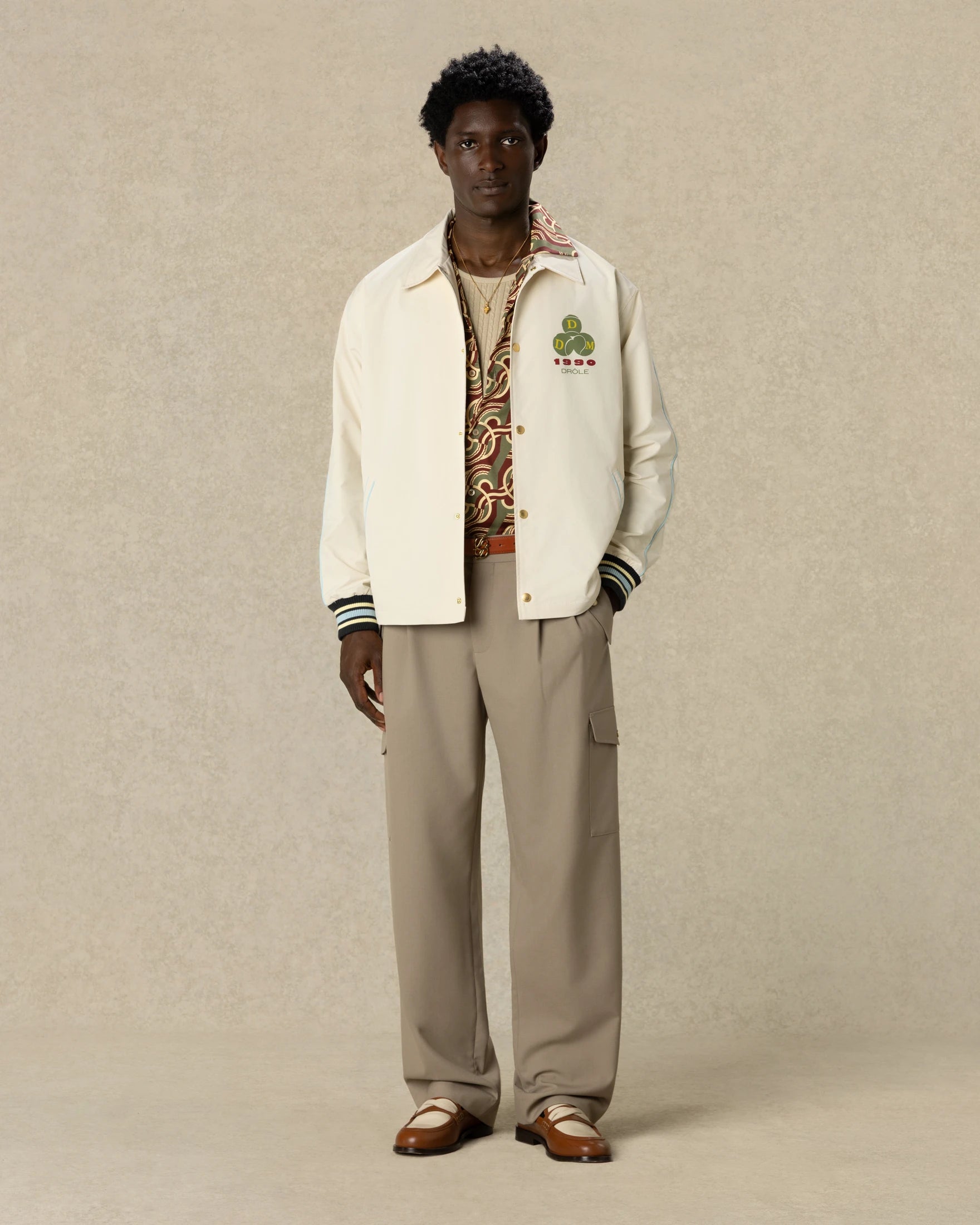 Drôle De Monsieur Drôle 1990 Jacket Jacke Off White Polyester