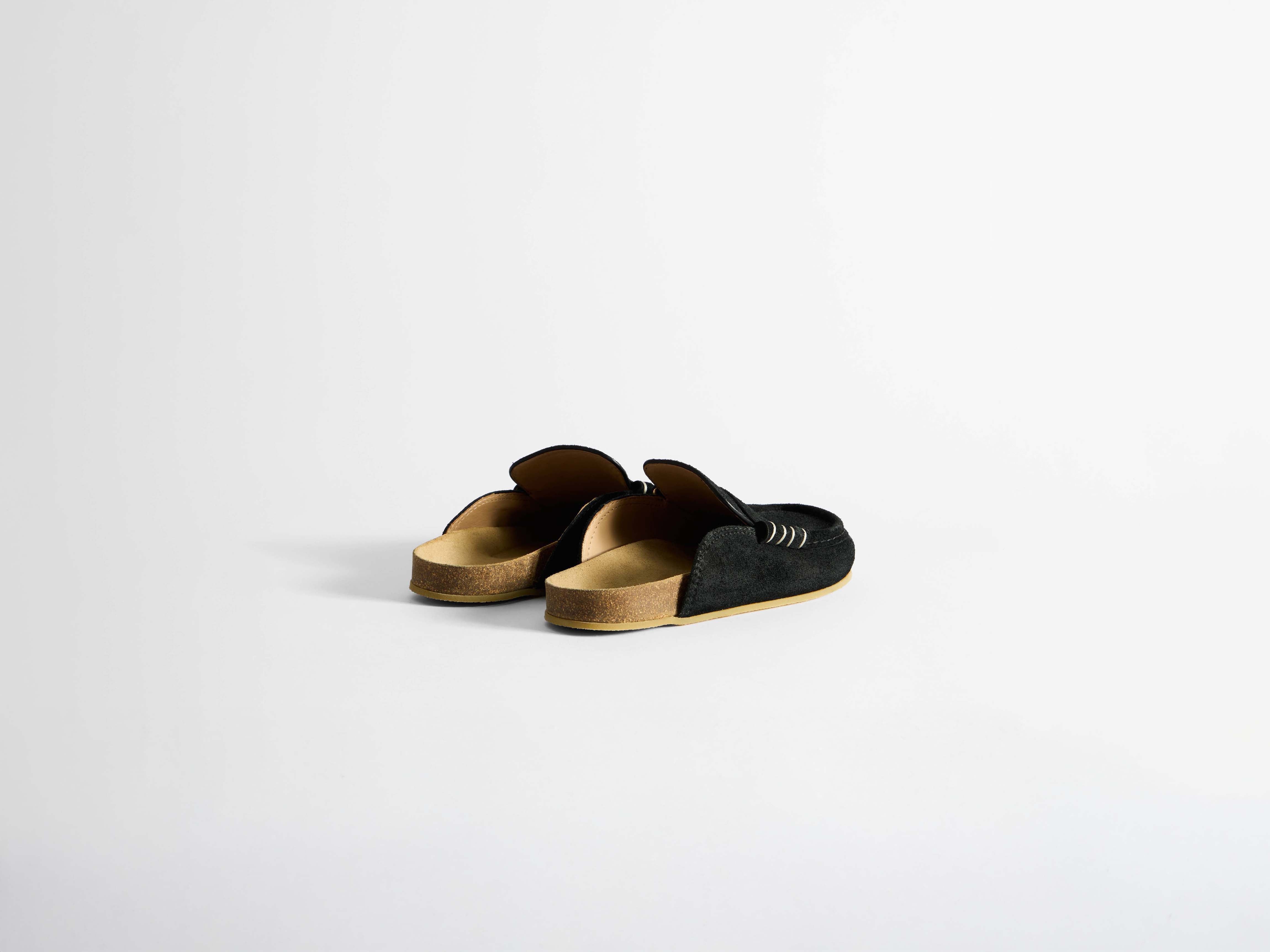 J.W.Anderson Stitch Loafer Schwarz Kalbsleder