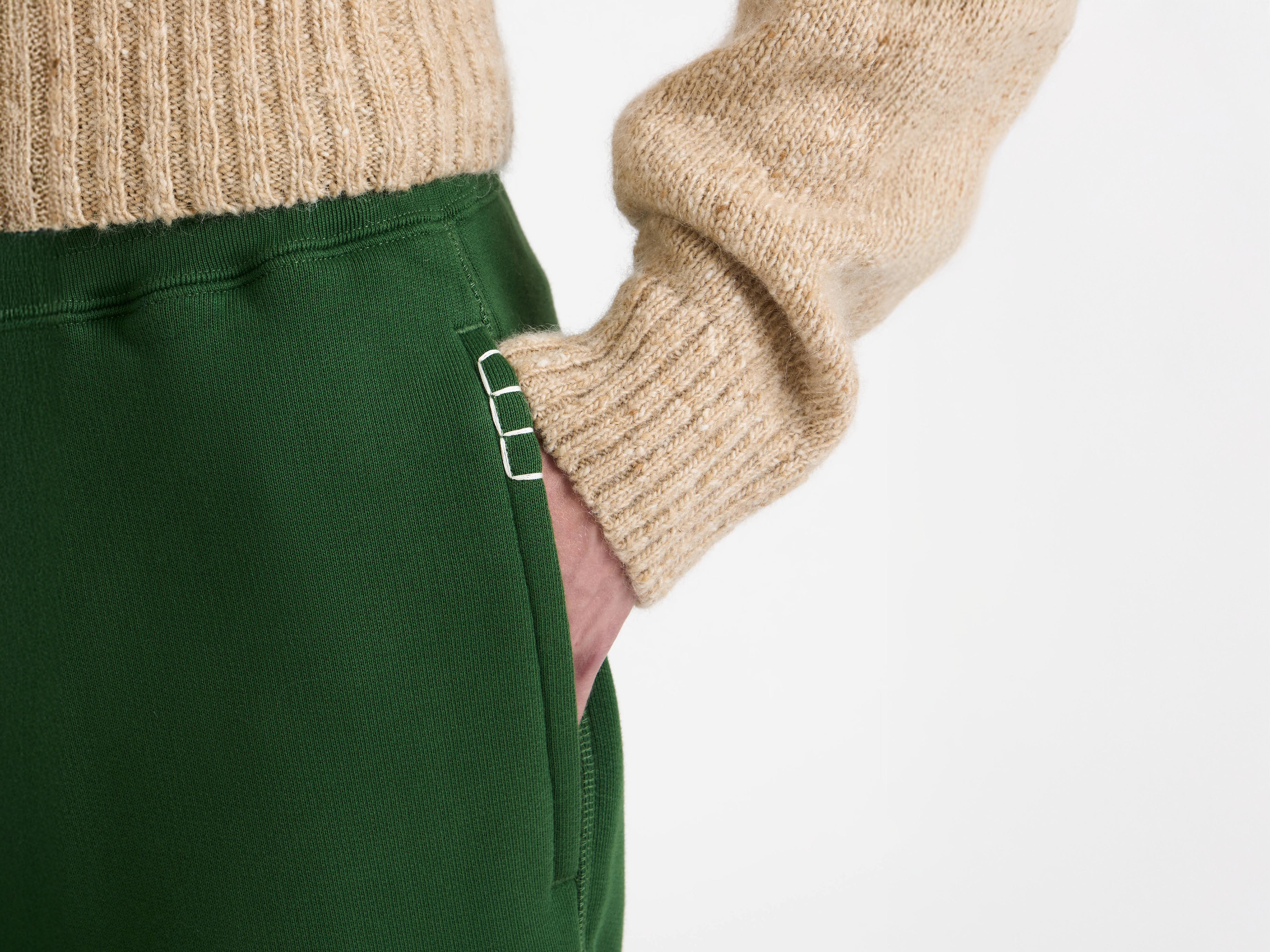 J.W.Anderson Cuffed Sweatpants Jogginghose Grün Jersey