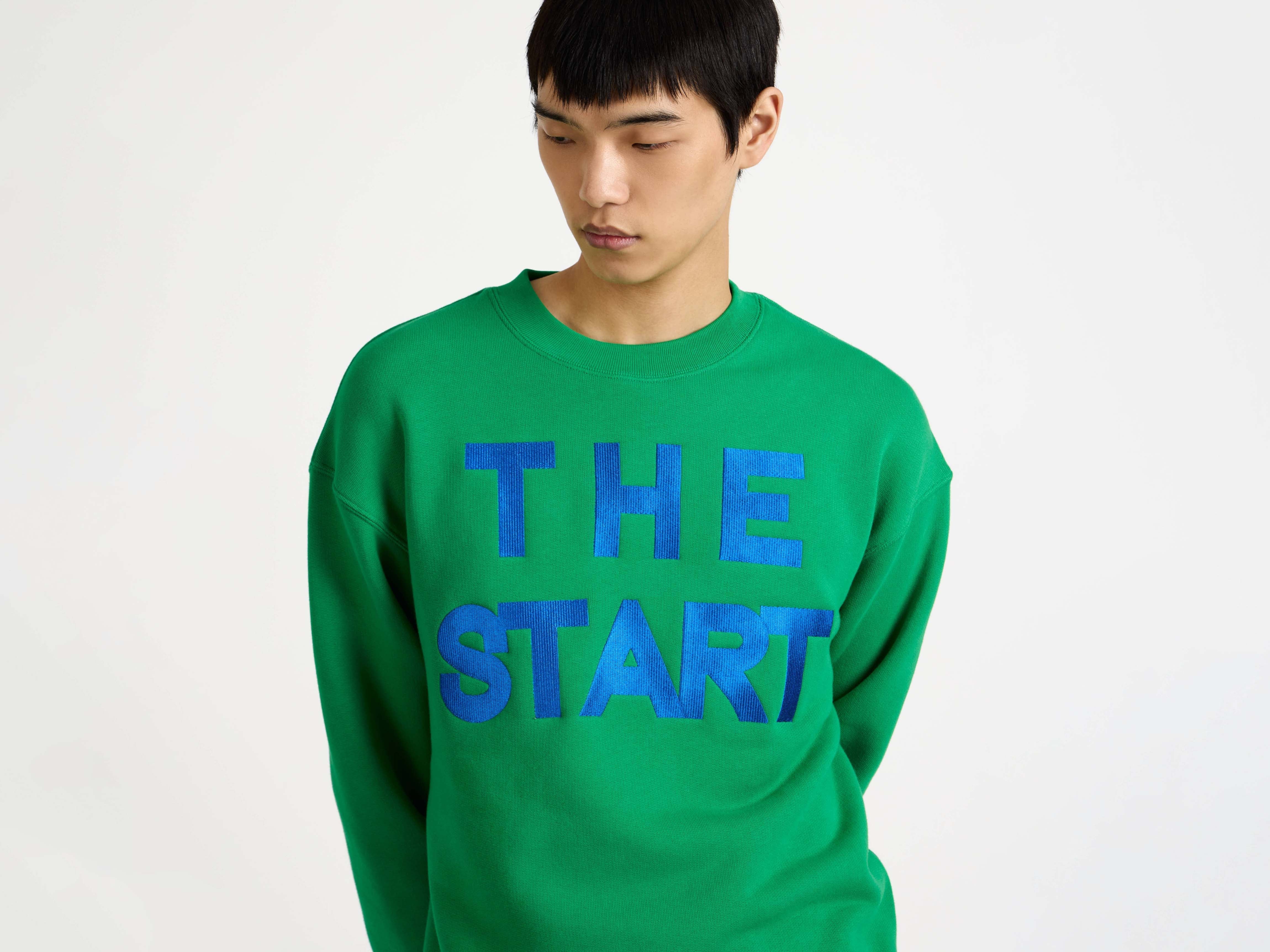J.W.Anderson The Start Sweatshirt Pullover Hellgrün