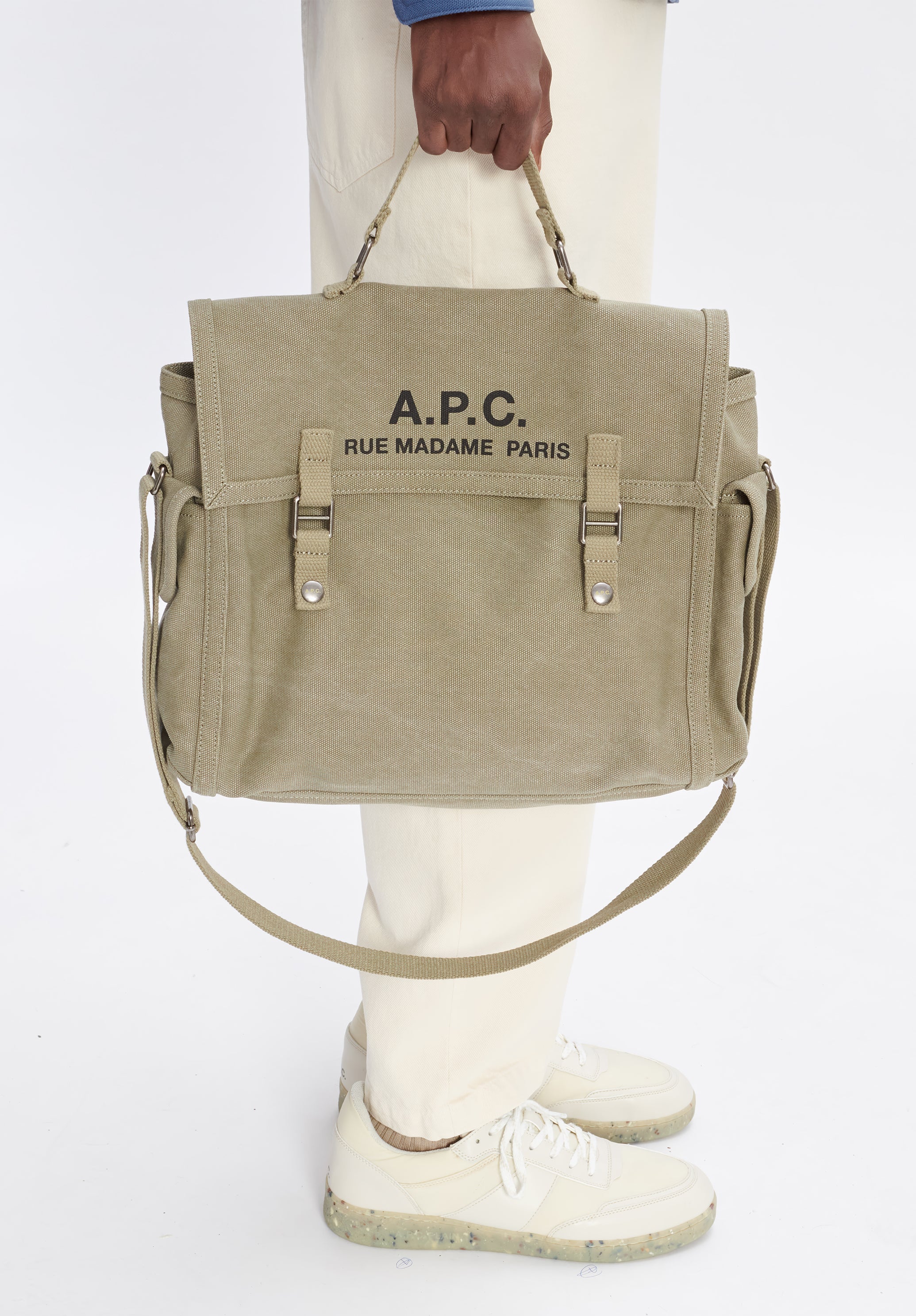 A.P.C. Récuperation Tasche Baumwolle TU Military