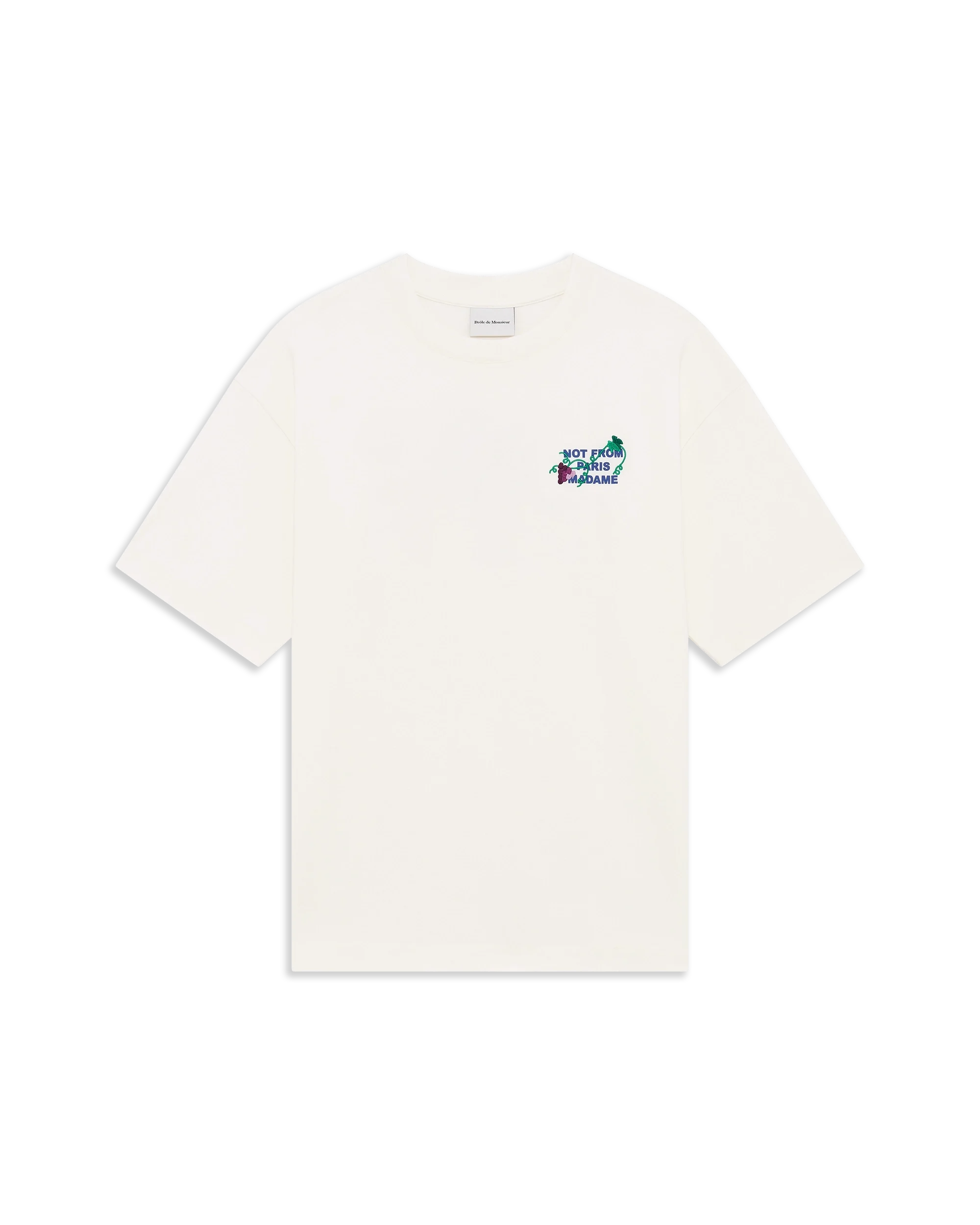 Drôle De Monsieur T-Shirts L-TS327 T-Shirt Off-White Stick
