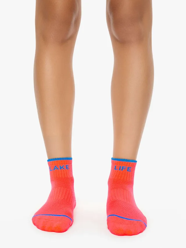 Mother Baby Steps Ankle Socken Lake Life Neonorange
