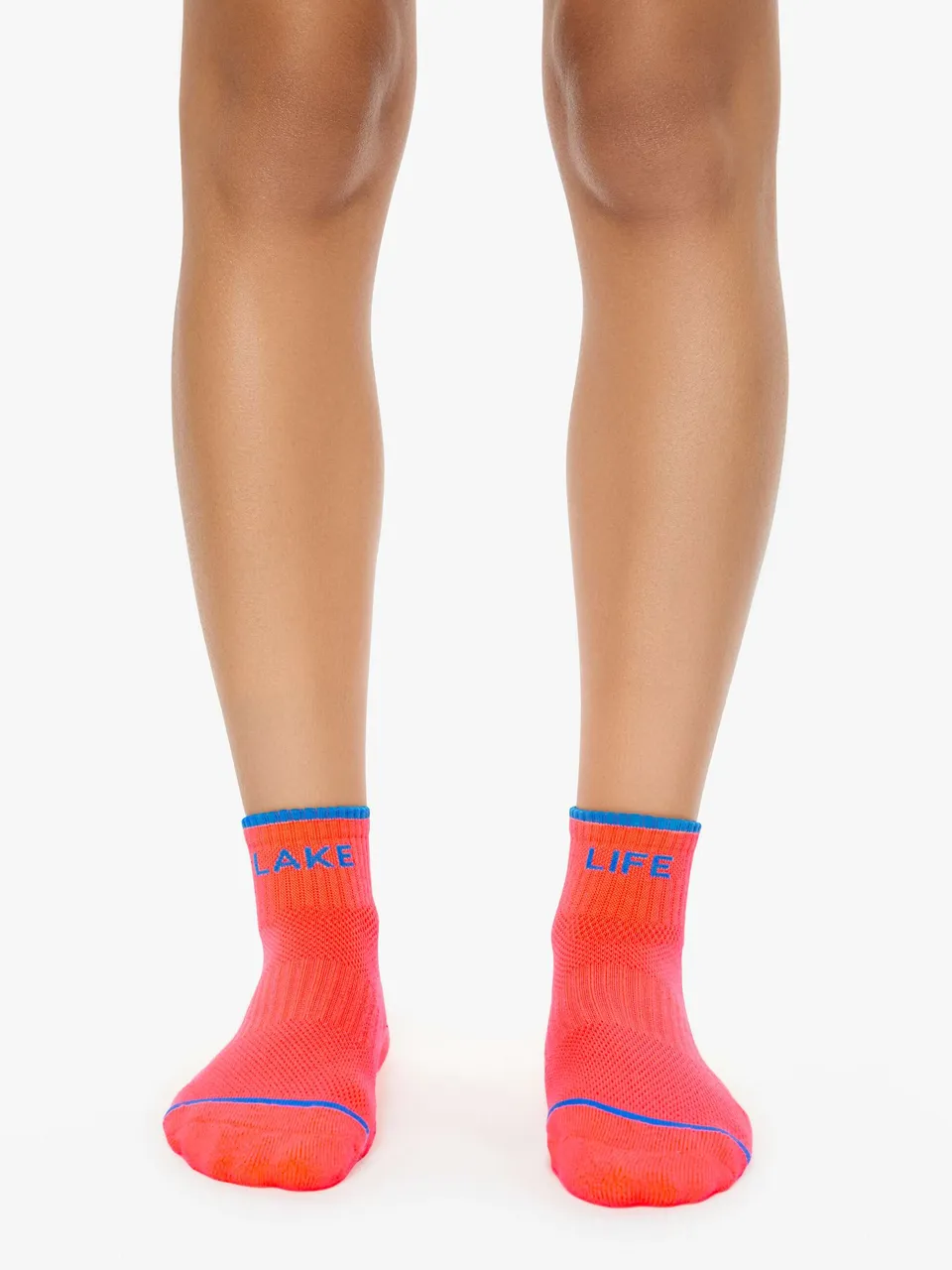 Mother Baby Steps Ankle Socken Lake Life Neonorange