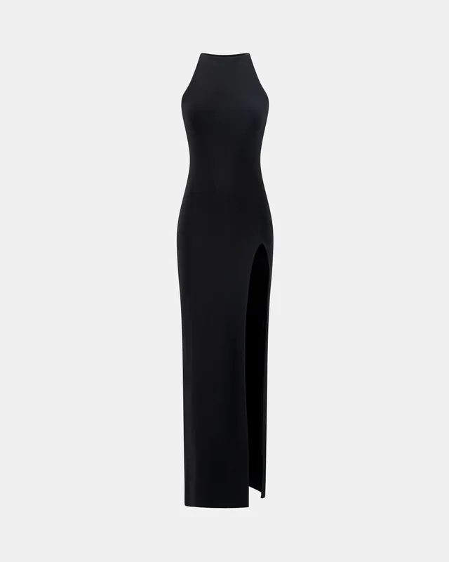 Nodaleto La Galpa Scoville Kleid Schwarz Viskose