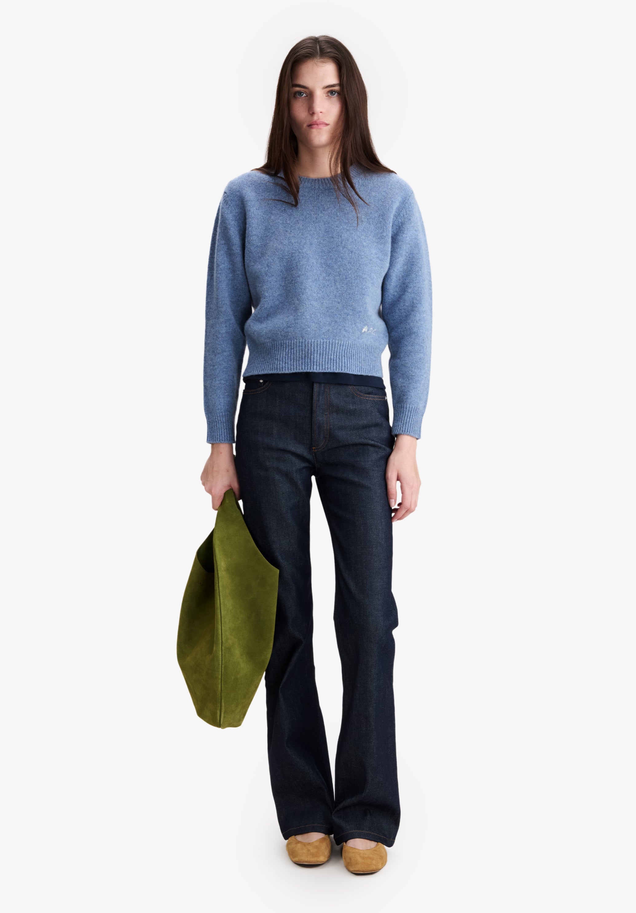 A.P.C. Romy Jeans Damen gerade mittelhoch Japan-Denim