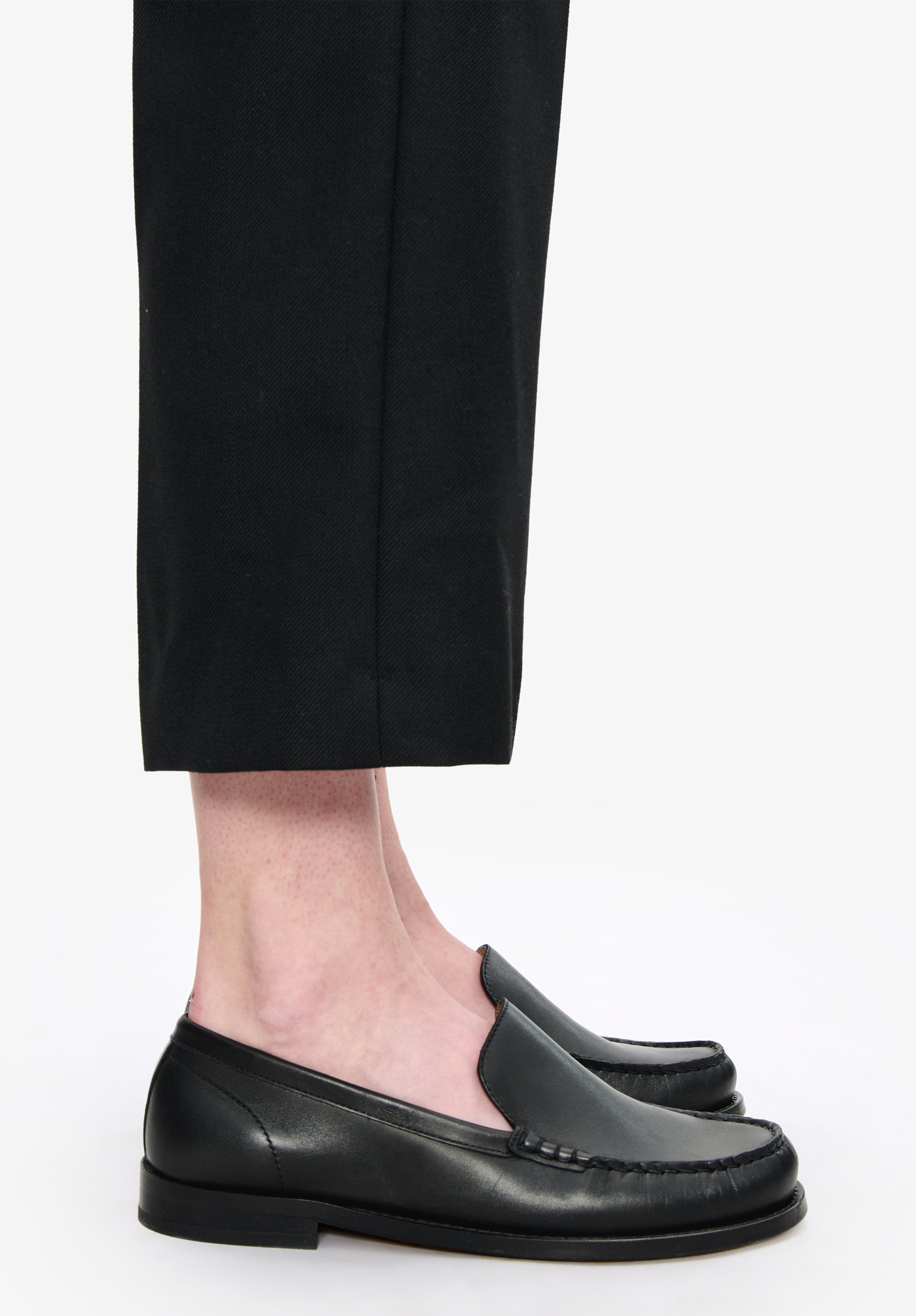 A.P.C. Mokassins Glattleder Schwarz Größe 38