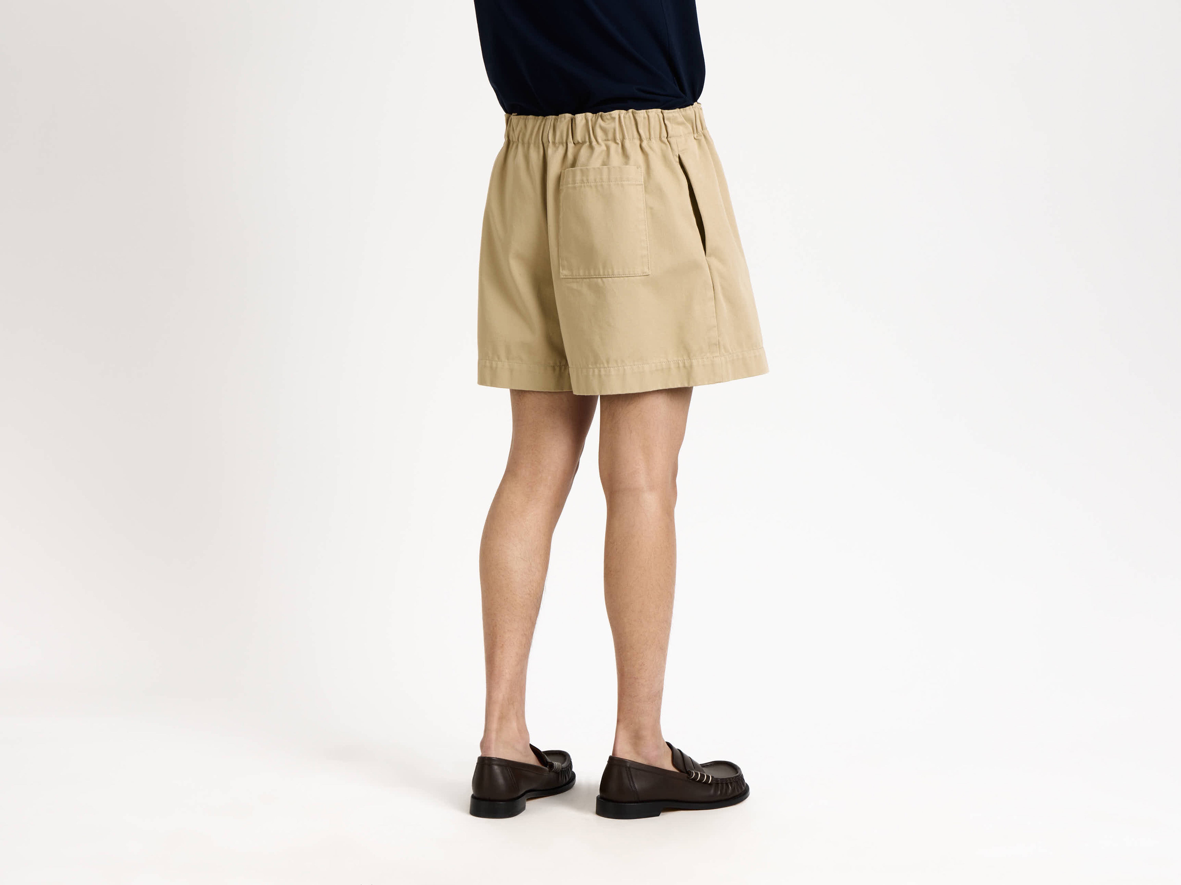 J.W.Anderson Drawstring Shorts kurze Hose beige Kordelzug