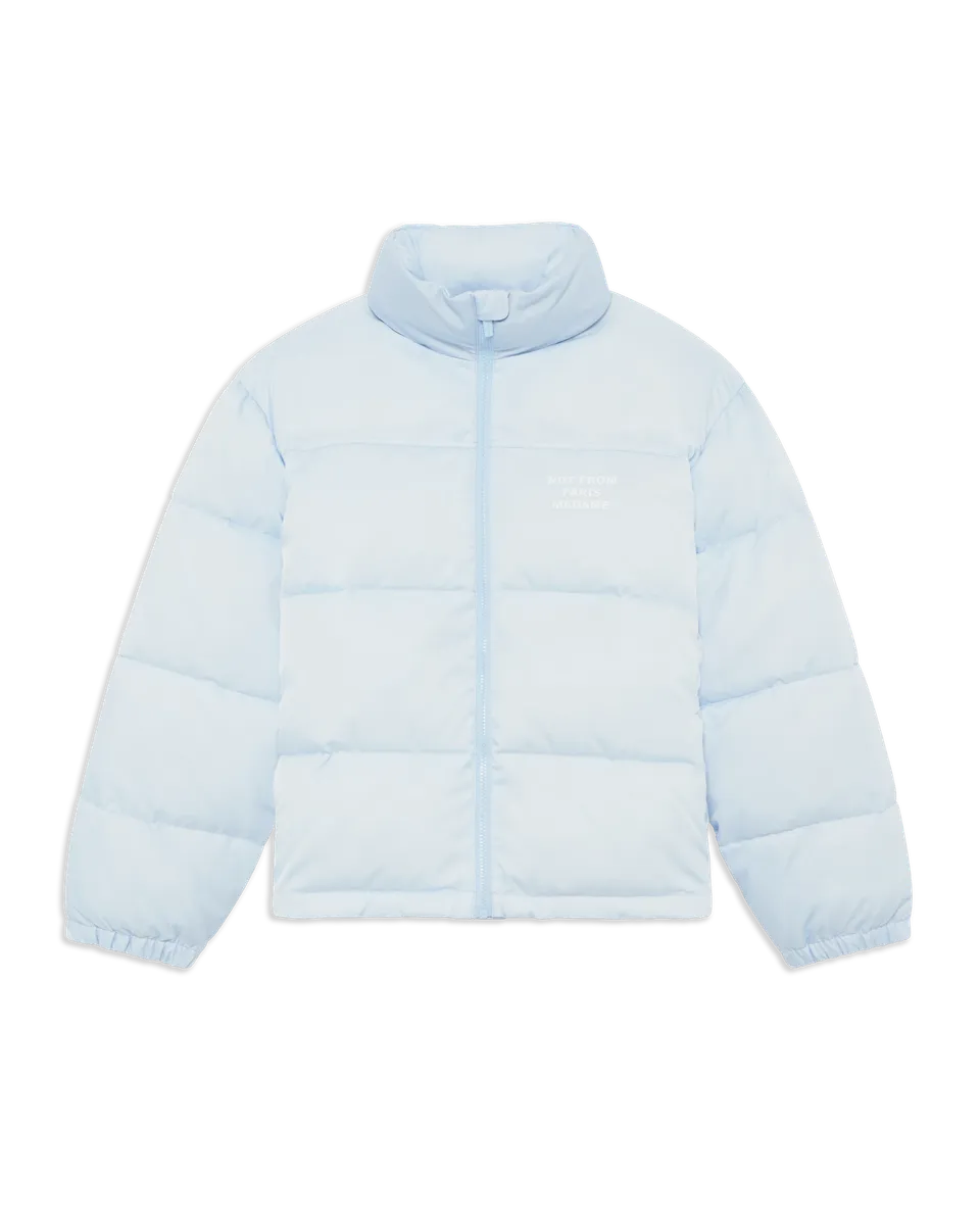 Drôle De Monsieur Slogan Puffer Jacket Pufferjacke babyblau Polyamid