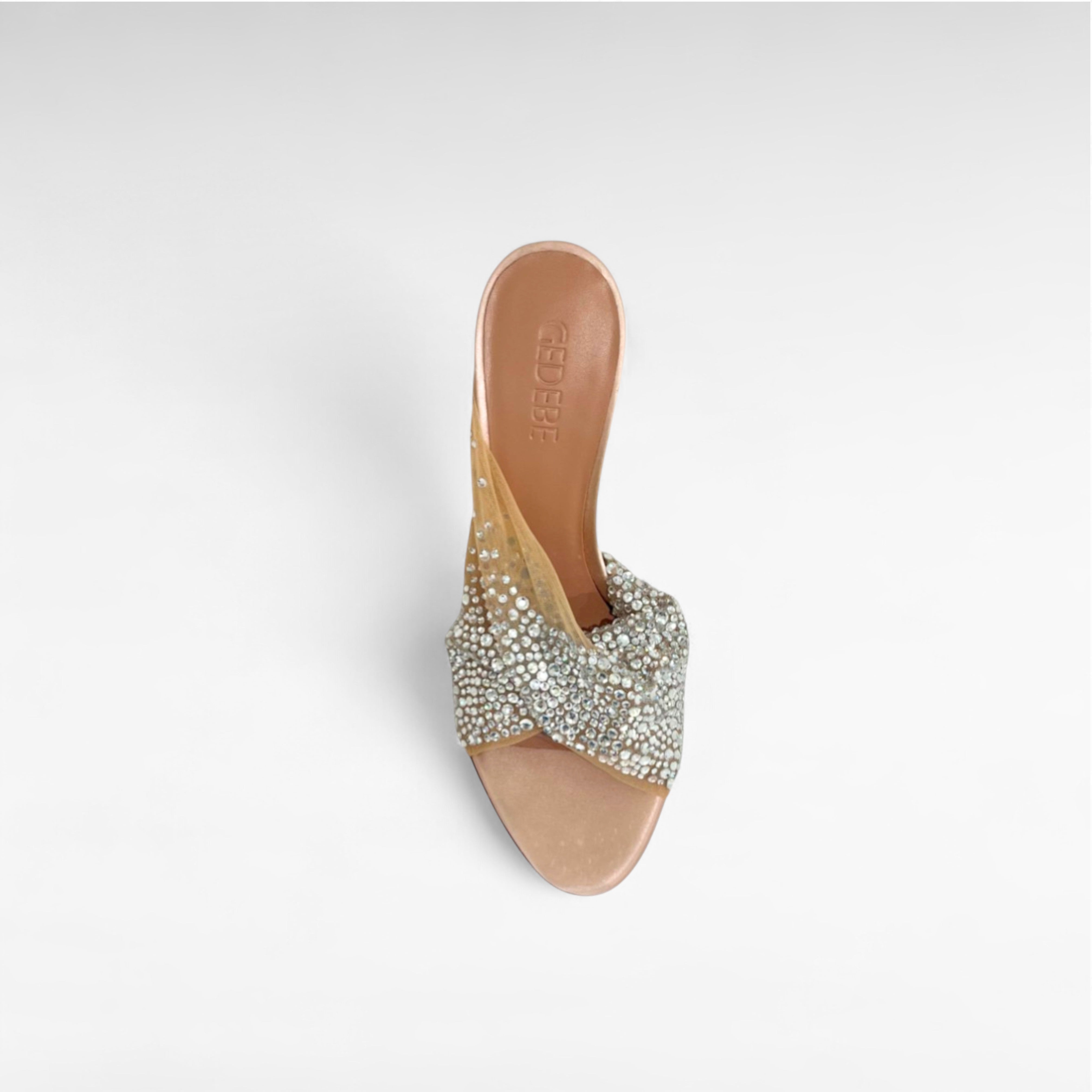 Gedebe Mariel Mule Mules Tüll Kristalle Gr. 38