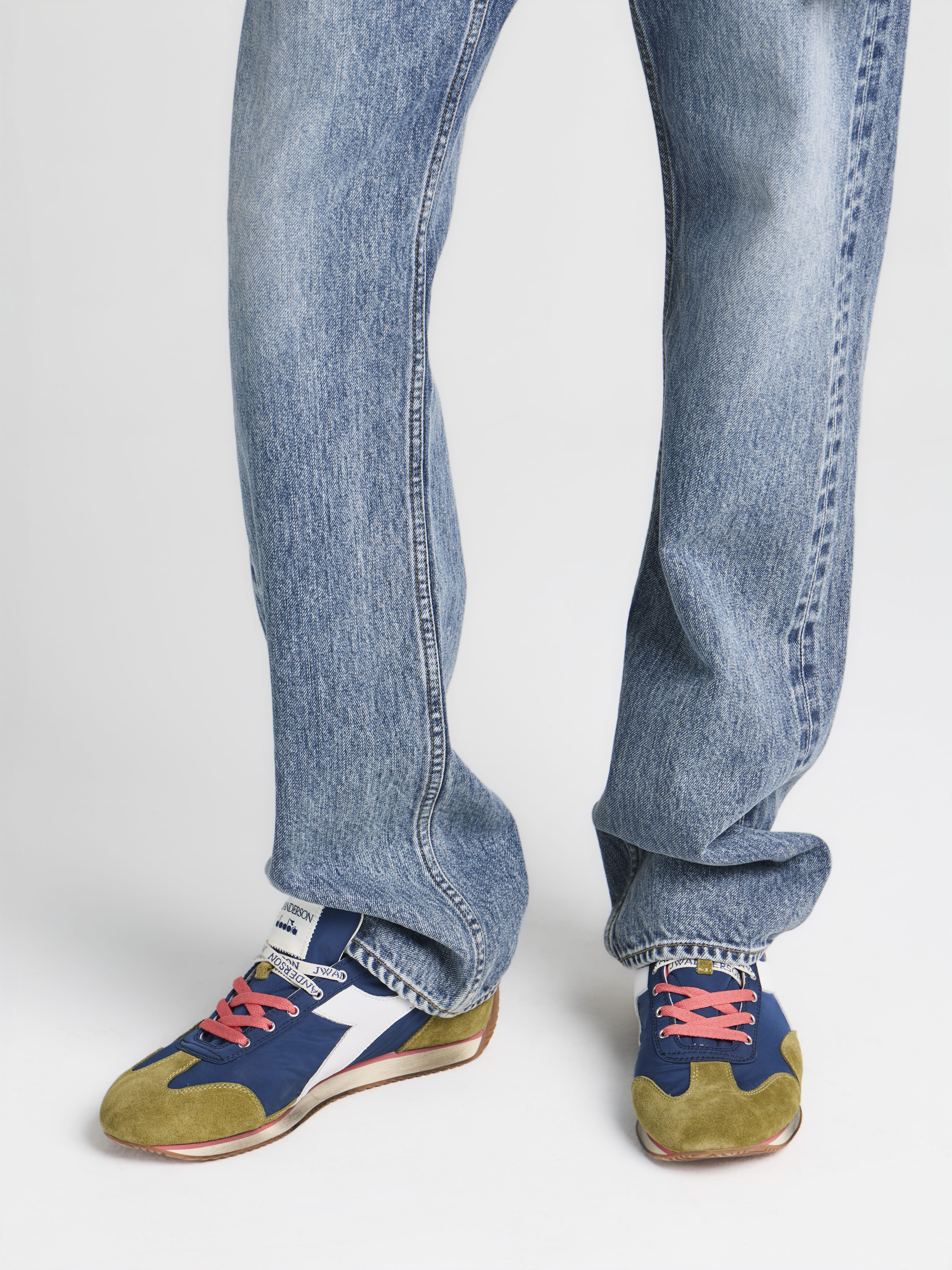 J.W.Anderson x Diadora Equipe Sneaker Navy Peony Herren