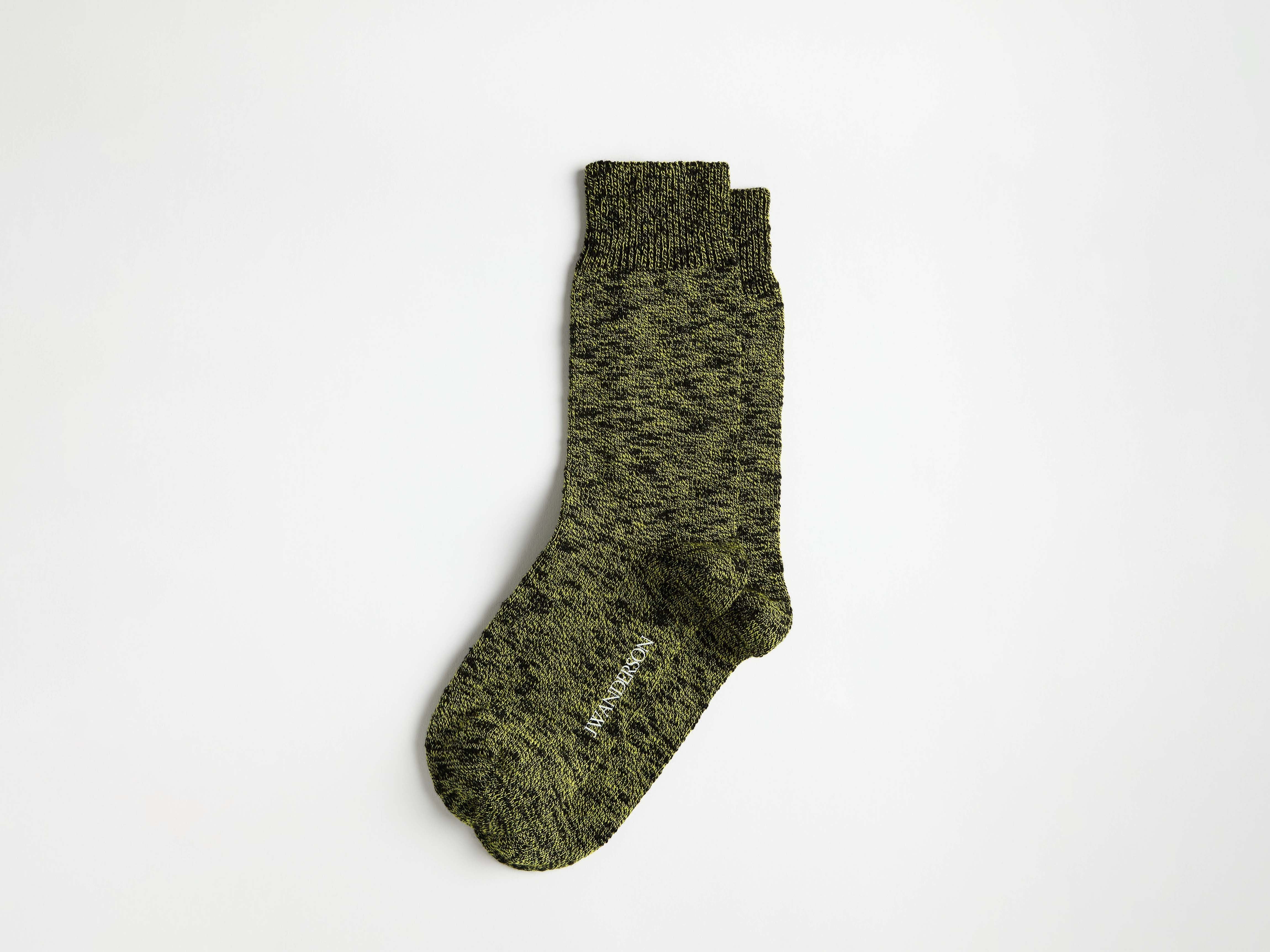 J.W.Anderson Cotton Socken Schwarz Grün
