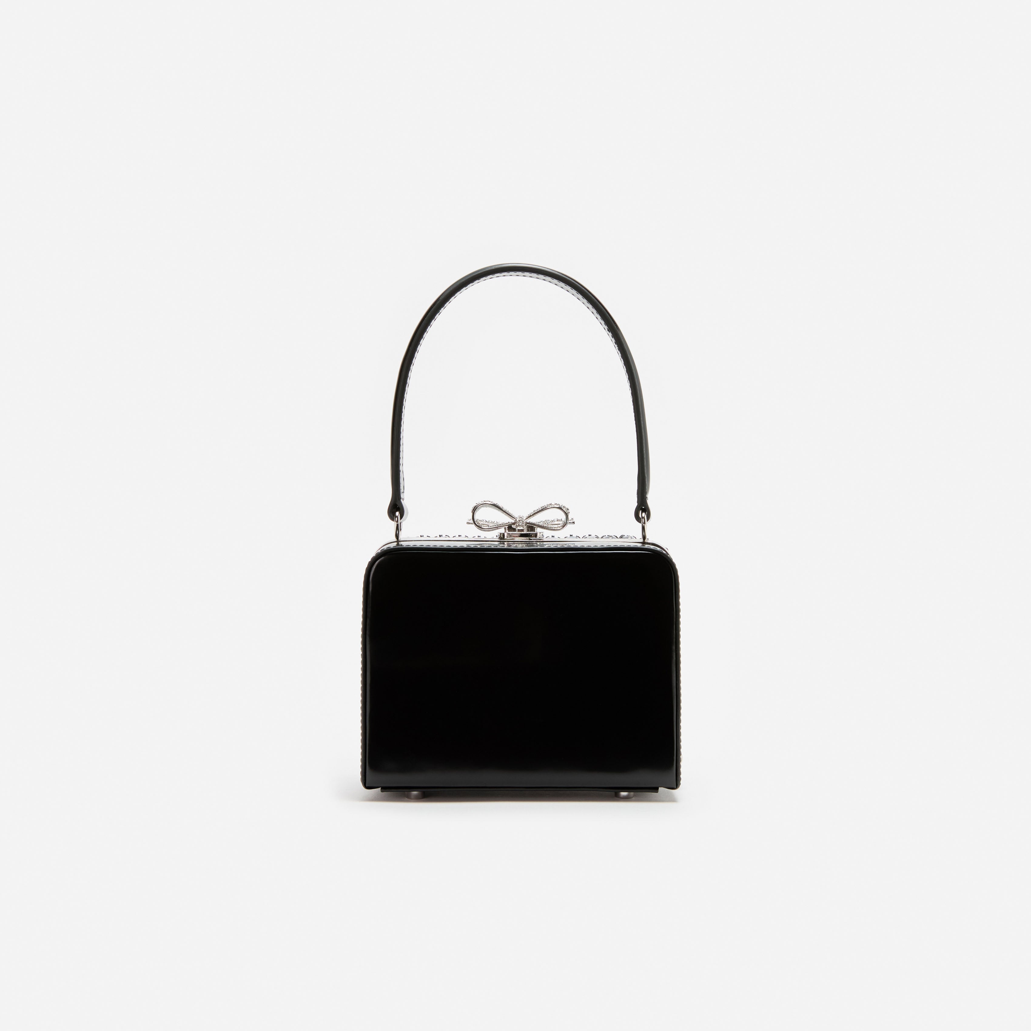 Self Portrait Navy Crystal Micro Bag Tasche Blau Kristall