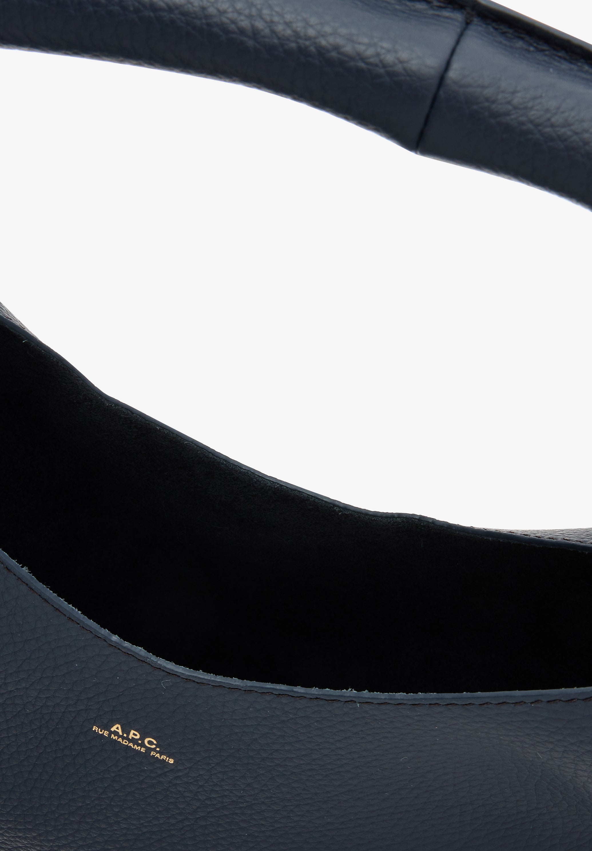 A.P.C. Le Neige Tasche Leder schwarz Tote Bag TU