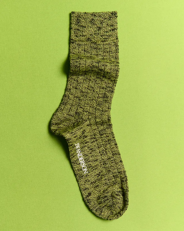 J.W.Anderson Cotton Socken Schwarz Grün