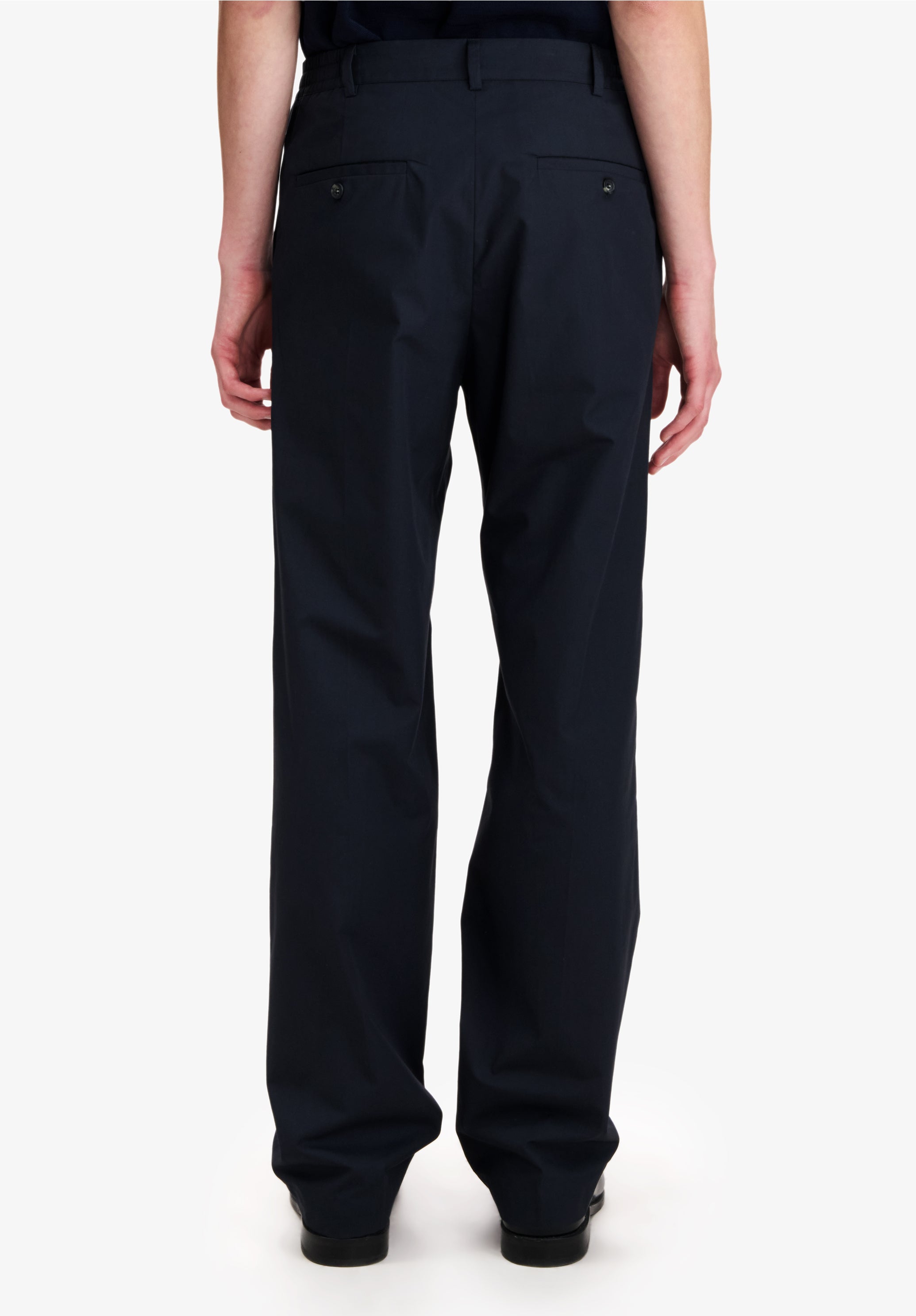 A.P.C. Hose marineblau Bio-Baumwolle gerade