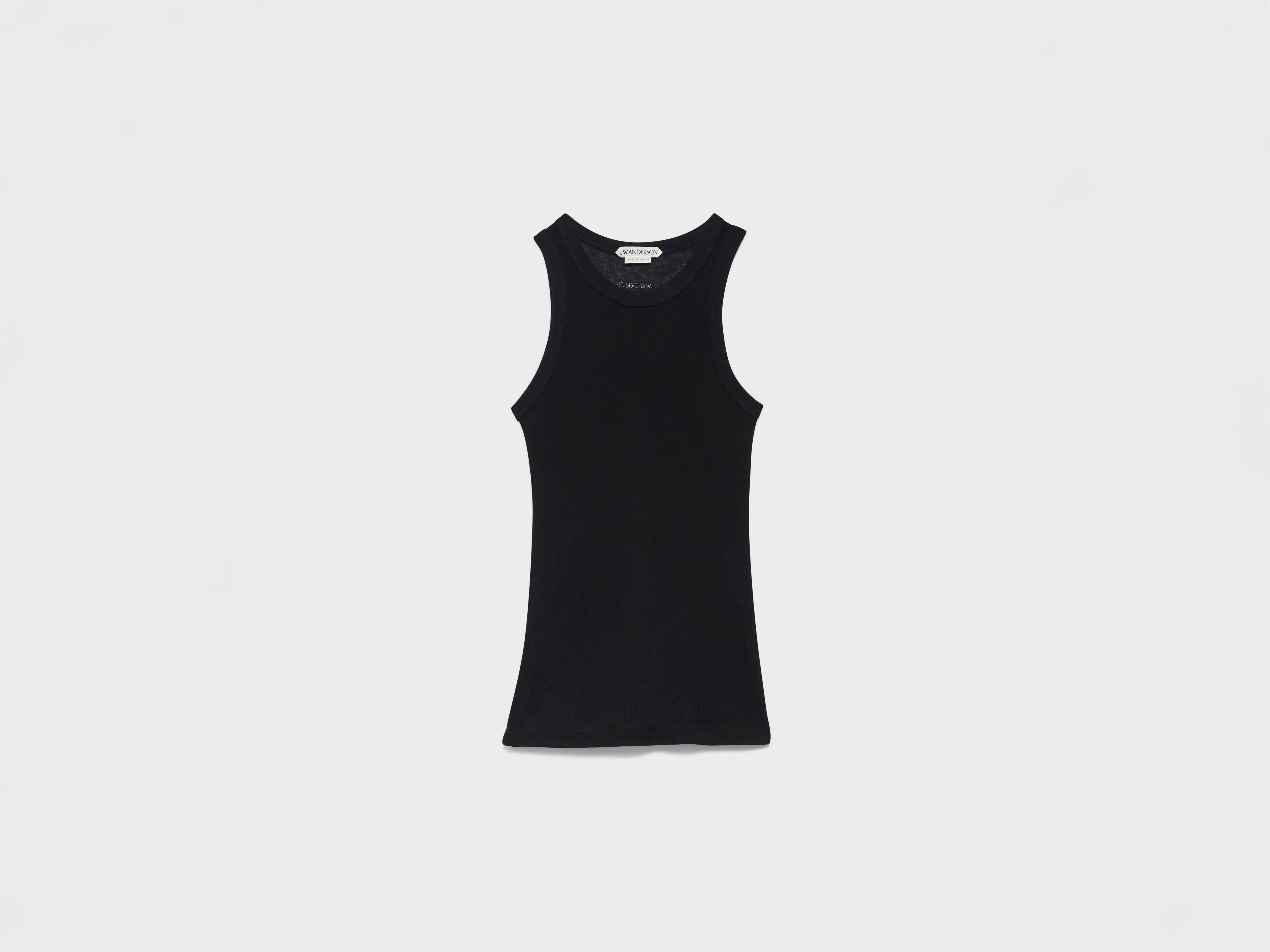J.W.Anderson Sheer Vest Top Schwarz Damen