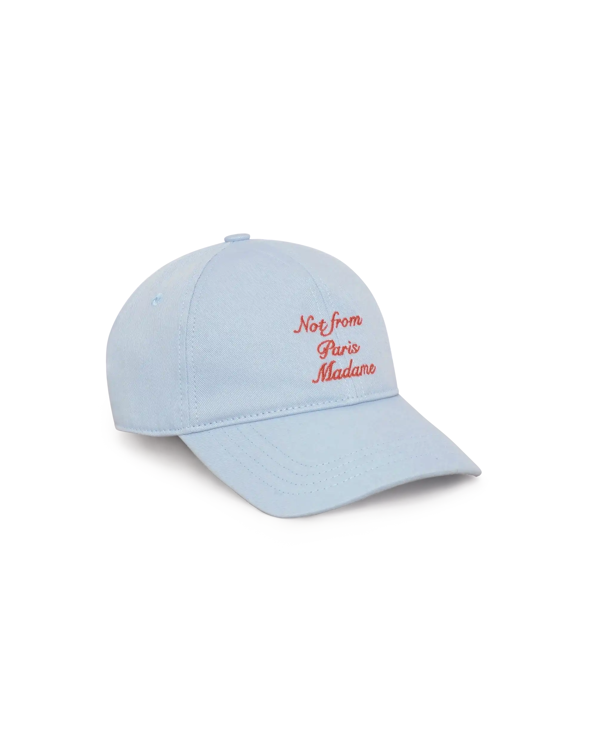 Drôle De Monsieur Casquette Slogan Calligraphy Cap Hellblau OS