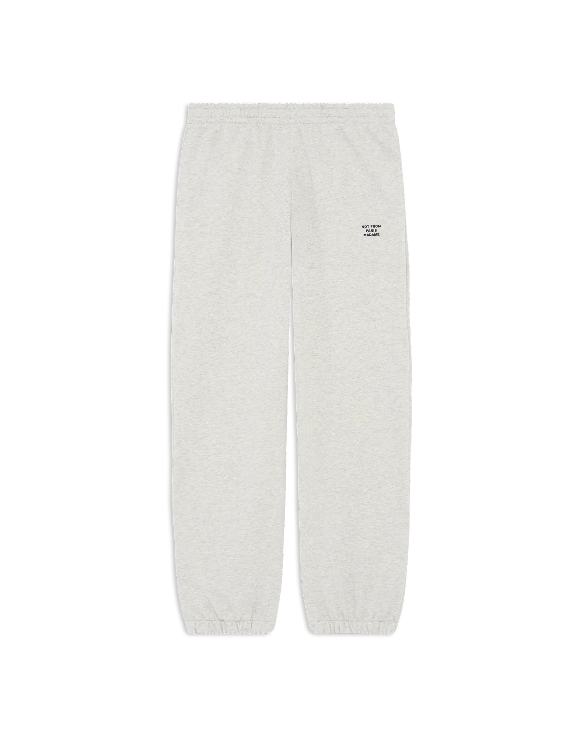 Drôle De Monsieur Slogan Fleece Joggers PERM-BP208 Jogger Grau