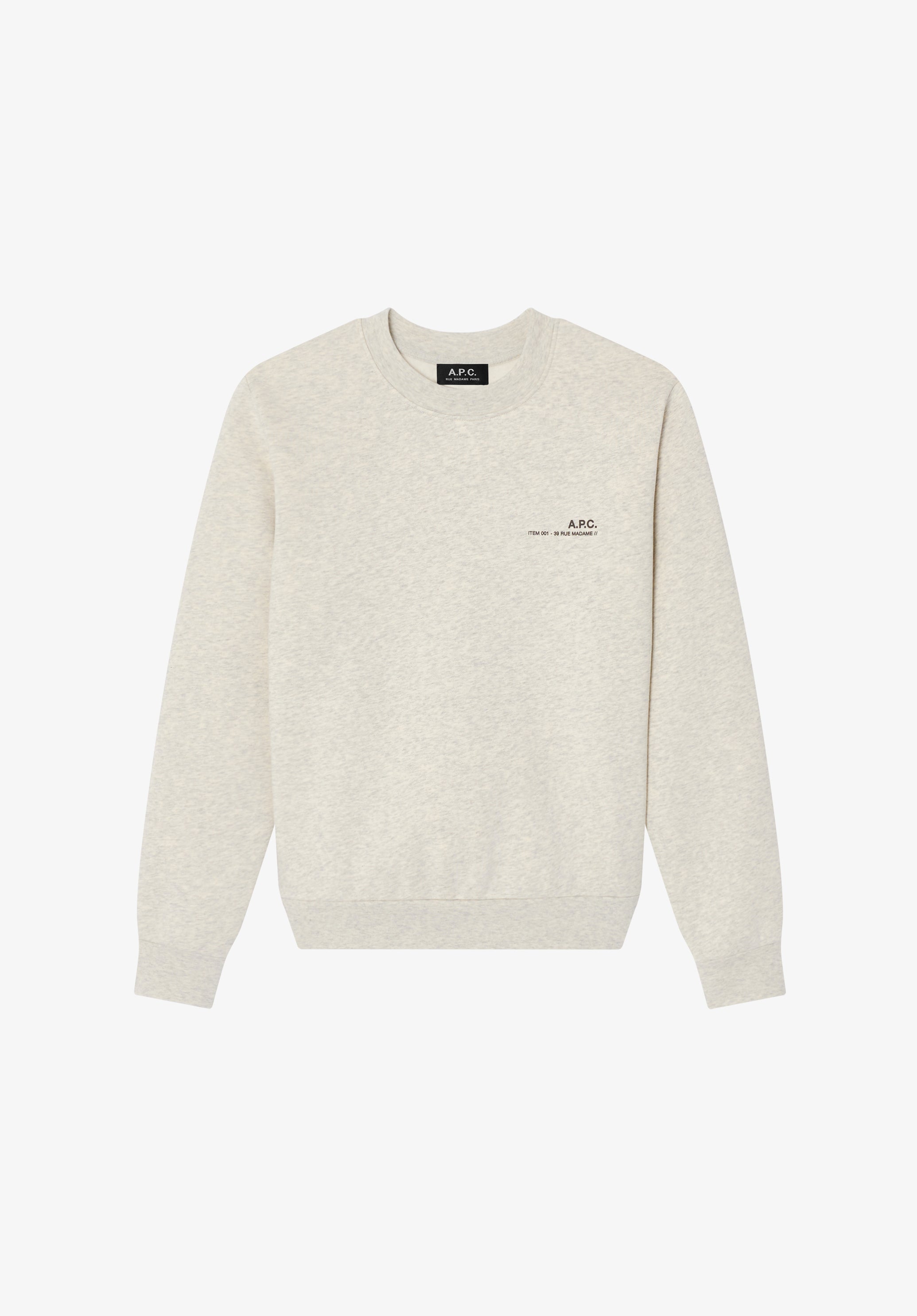 A.P.C. Standard Item Sweatshirt weiß Unisex