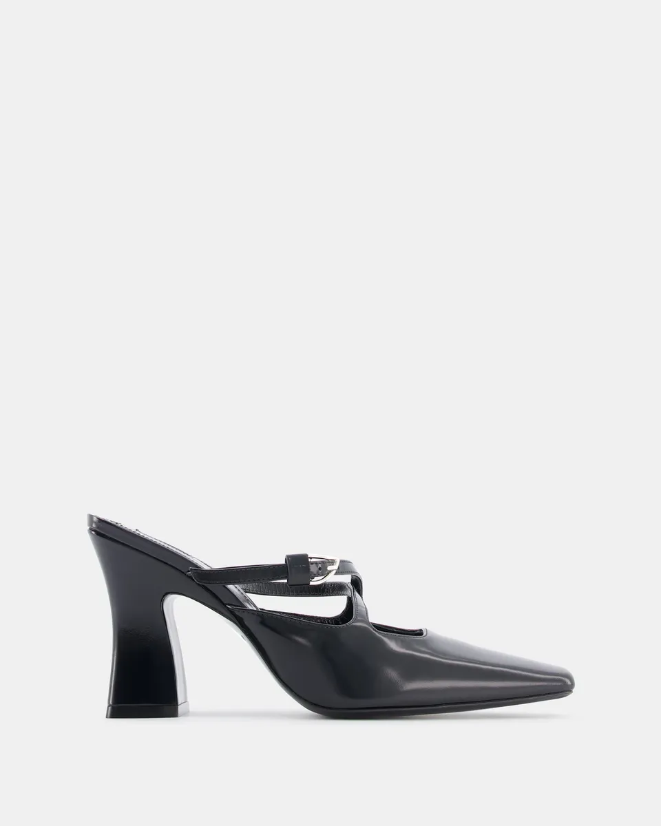 Nodaleto Nodstalgia Grace Mule Black Glassed 8,5 cm
