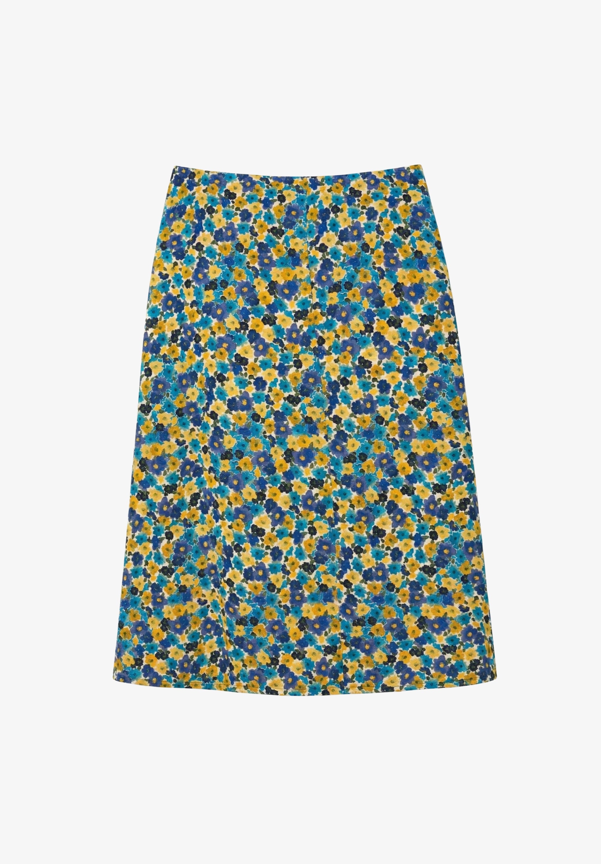 A.P.C. Viskoserock Blumenmuster wadenlang Gr. 36