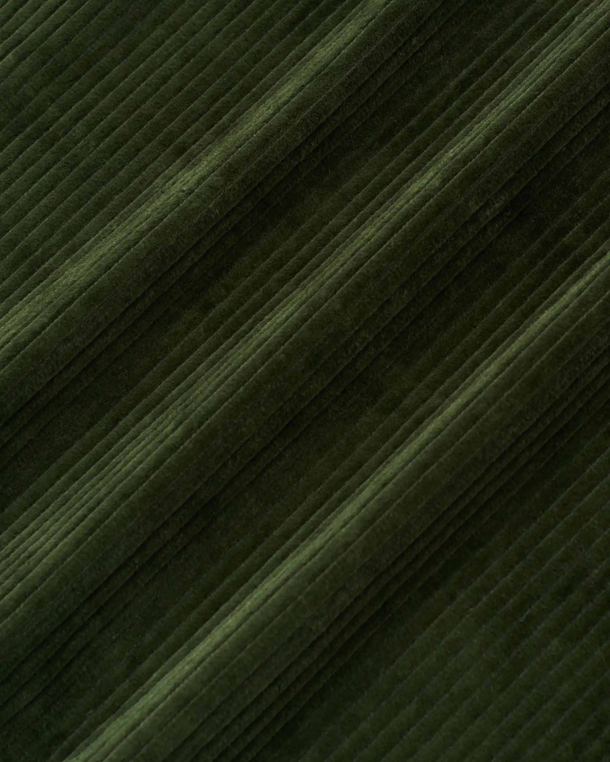 Drôle de Monsieur Corduroy Overshirt Grün Cord Baumwolle