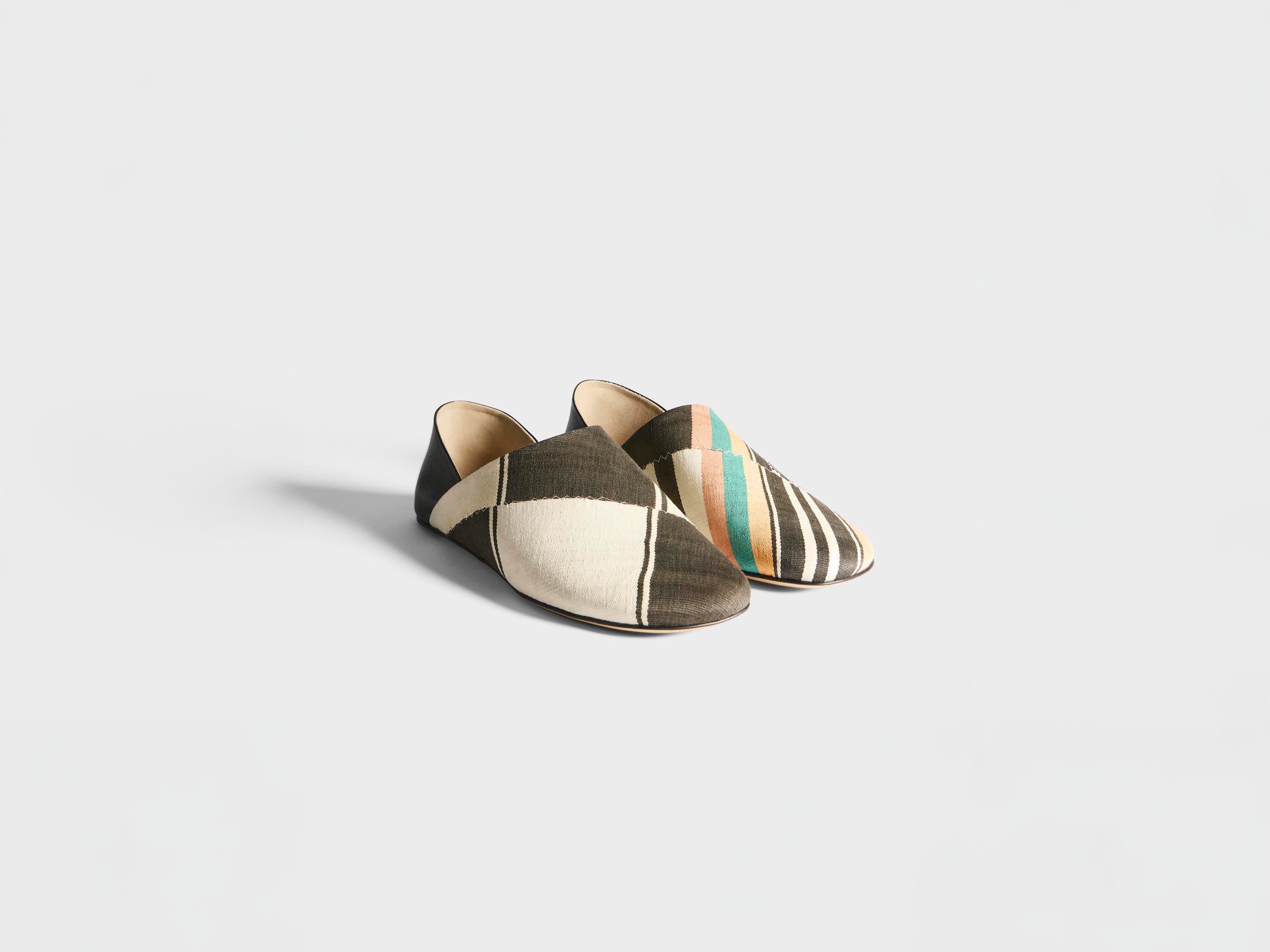 J.W.Anderson Slipper Mules Jacquard Schwarz Multi