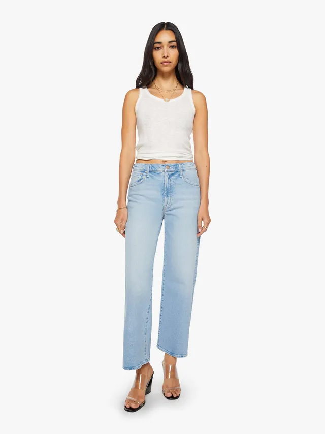 Mother Denim The Dodger Ankle Jeans Fringe Benefits relaxed