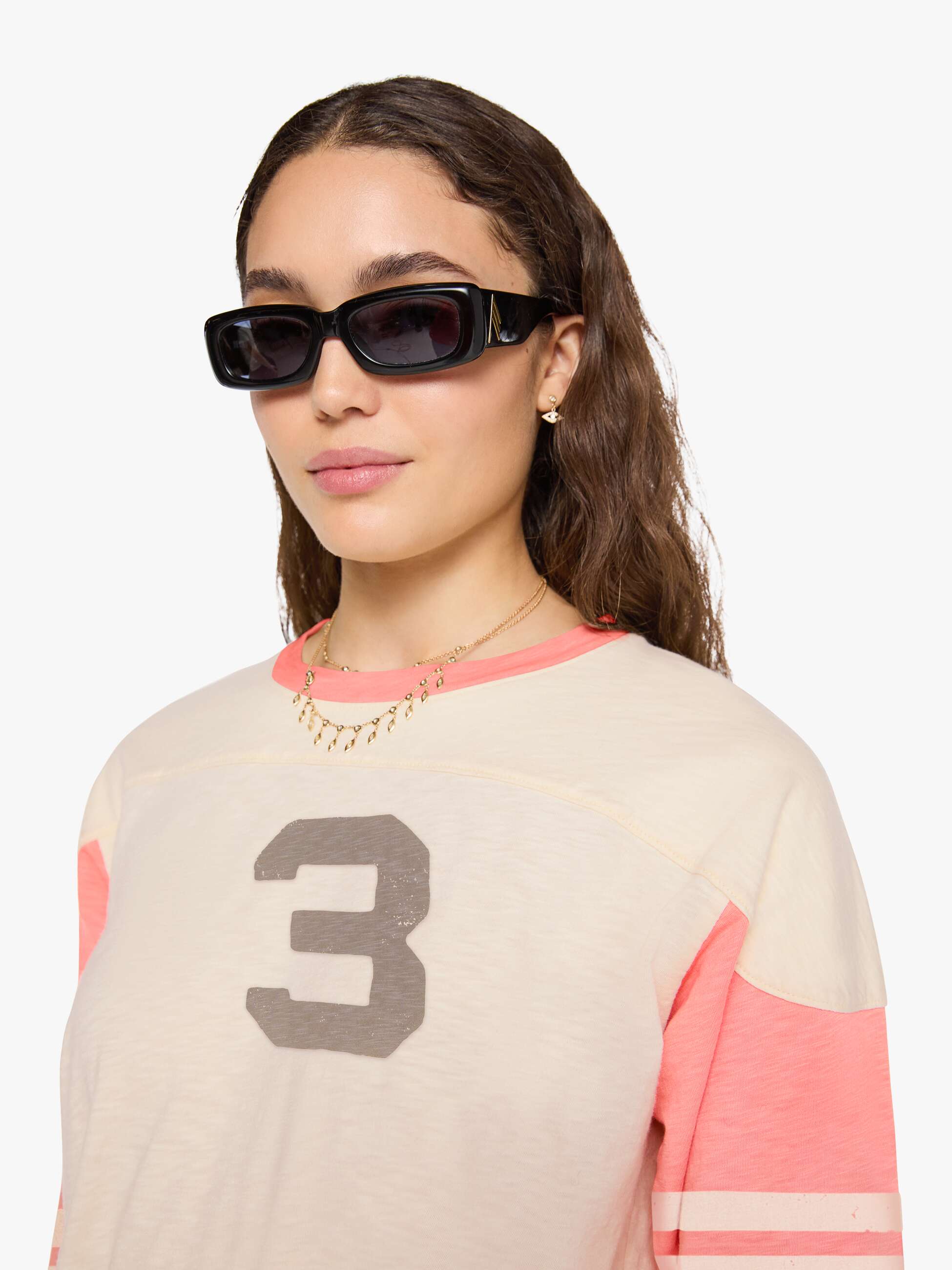 Mother 3Qtr Outfielder Shirt Desert Flower