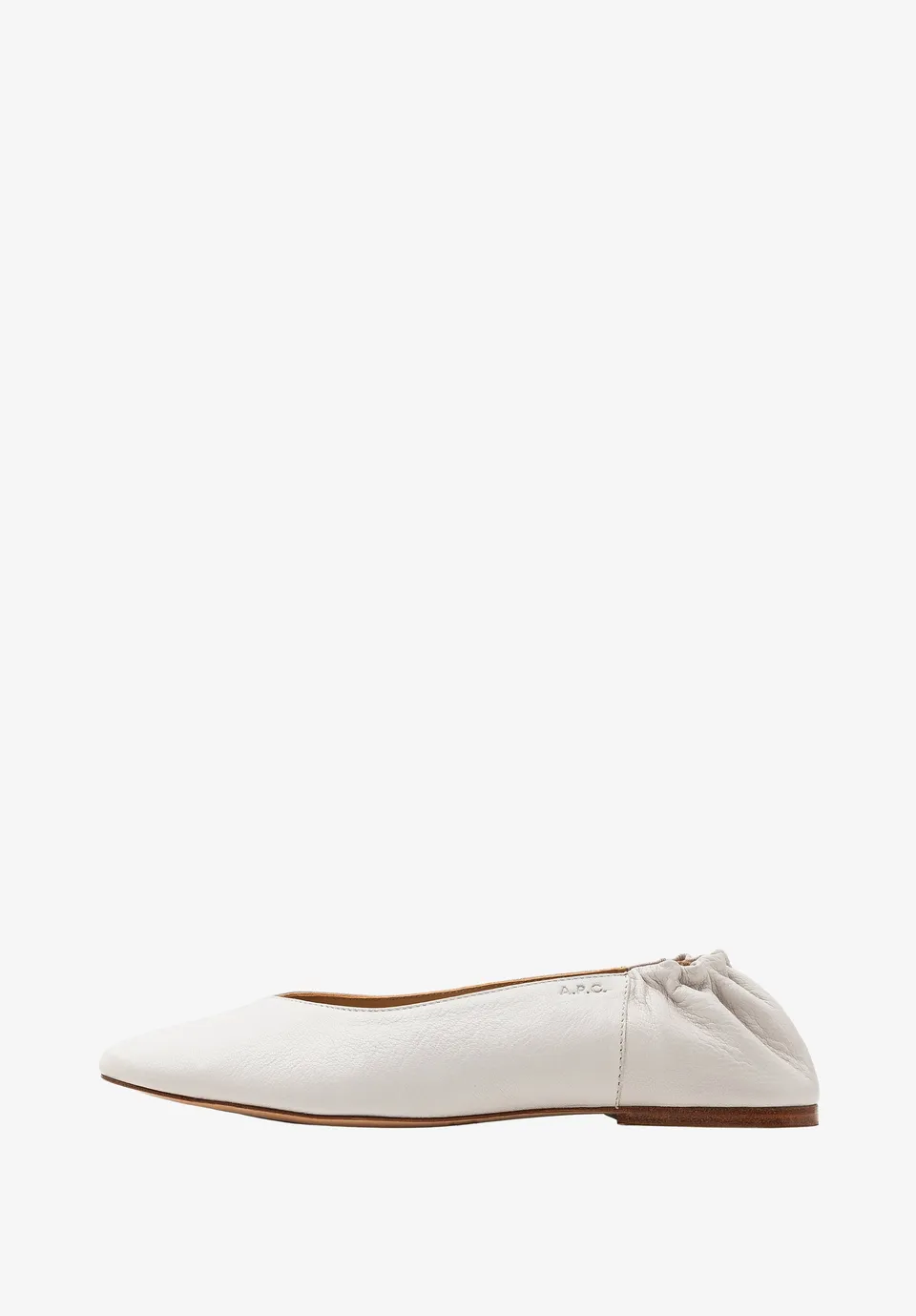 A.P.C. Ballerinas Glattleder Ballerinas eckige Spitze