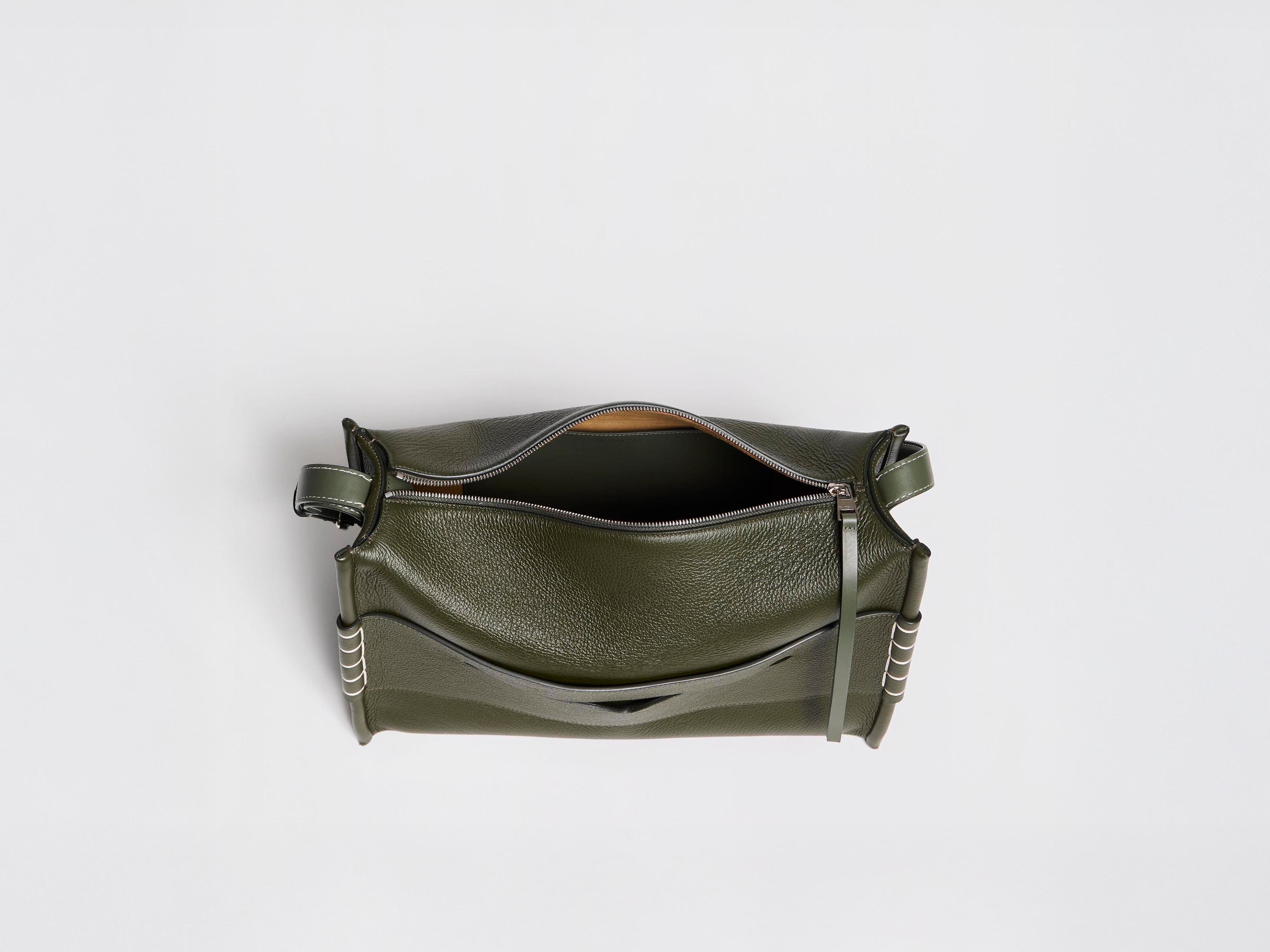 J.W.Anderson Messenger Loafer Tasche Khaki Leder