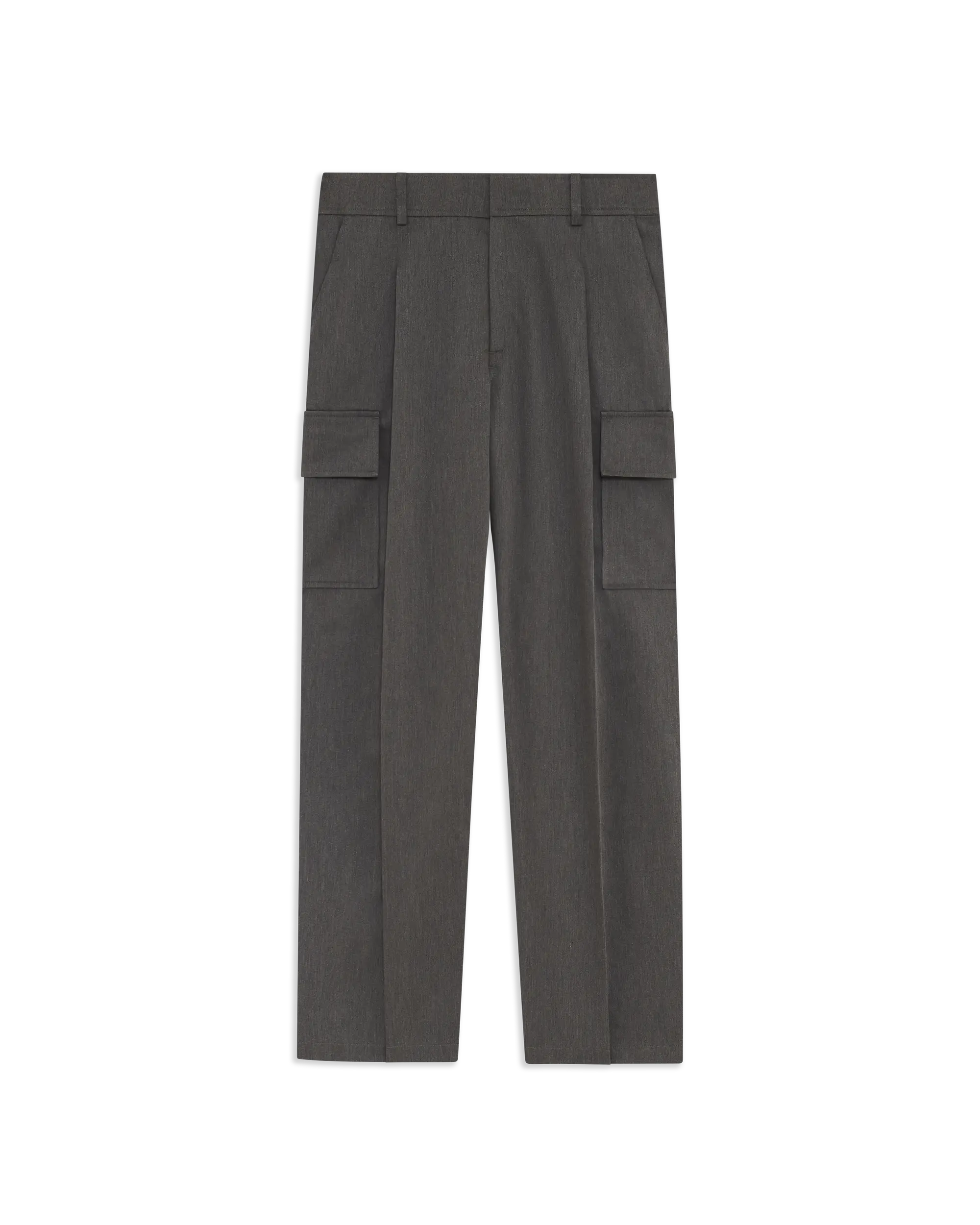 Drôle De Monsieur Cargo Pants Cargohose Grau Baumwollmix
