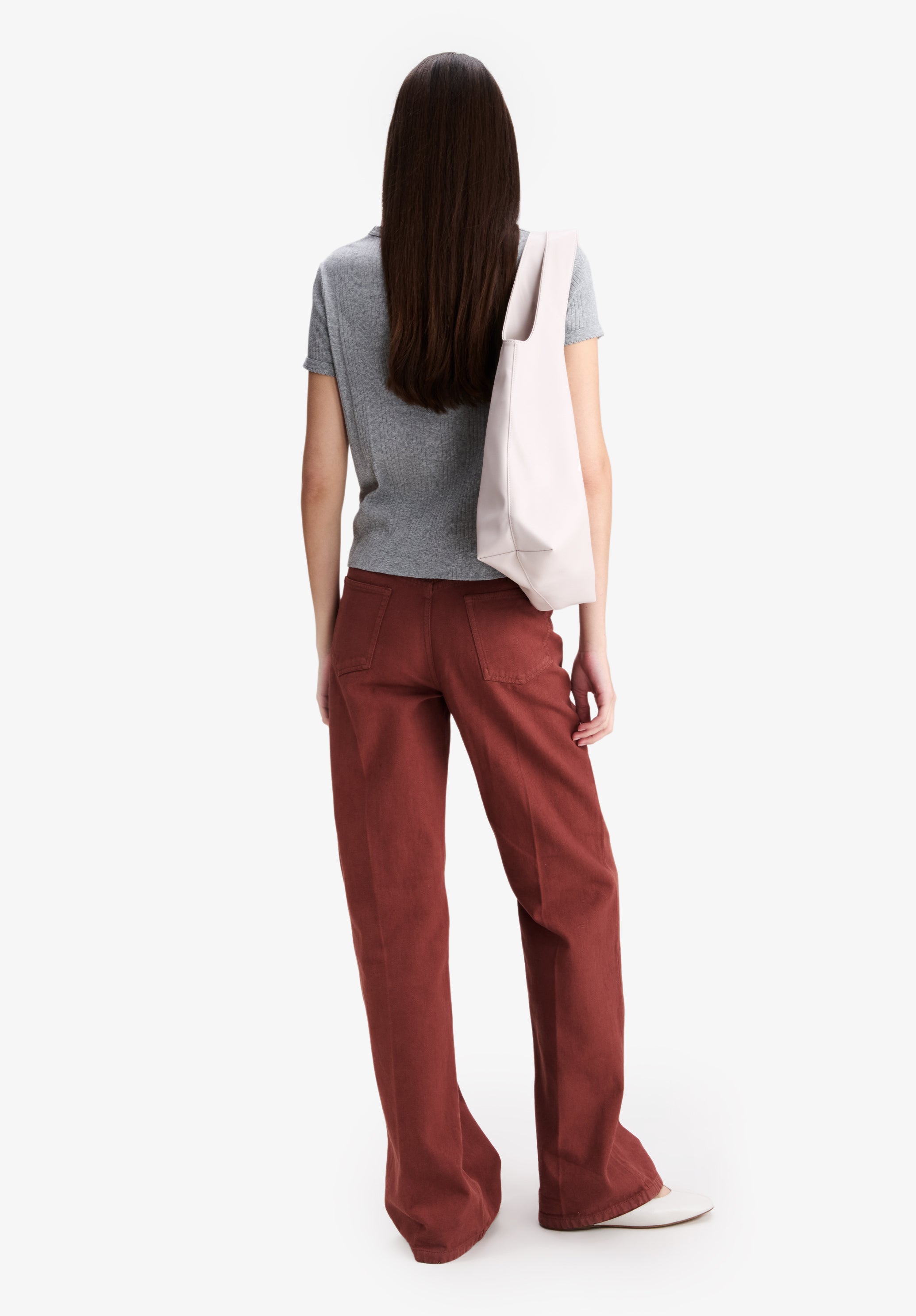 A.P.C. Domino Jeans High Waist gerade recycelte Baumwolle