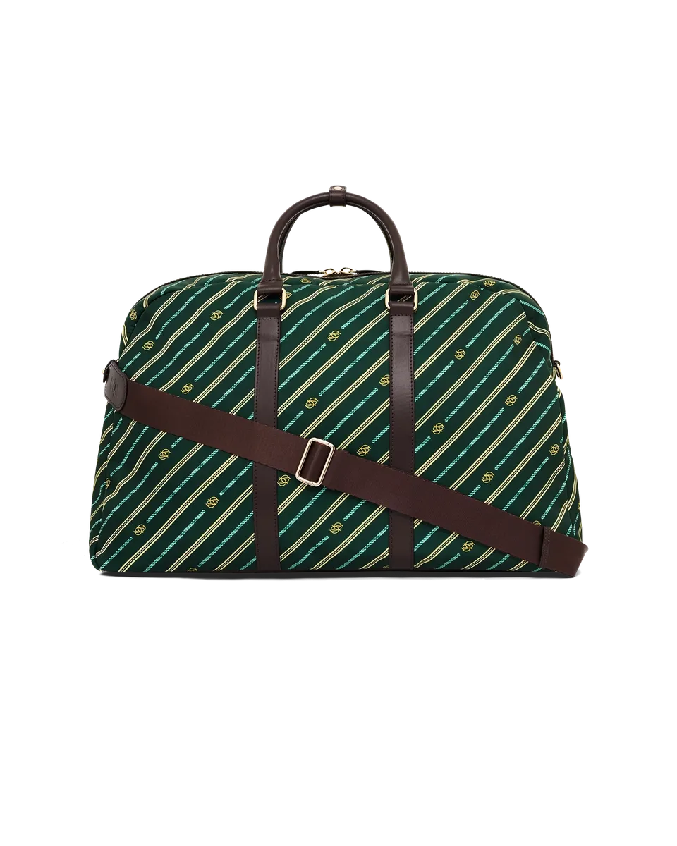 Drôle De Monsieur Monogram Weekender Reisetasche Grün Nylon