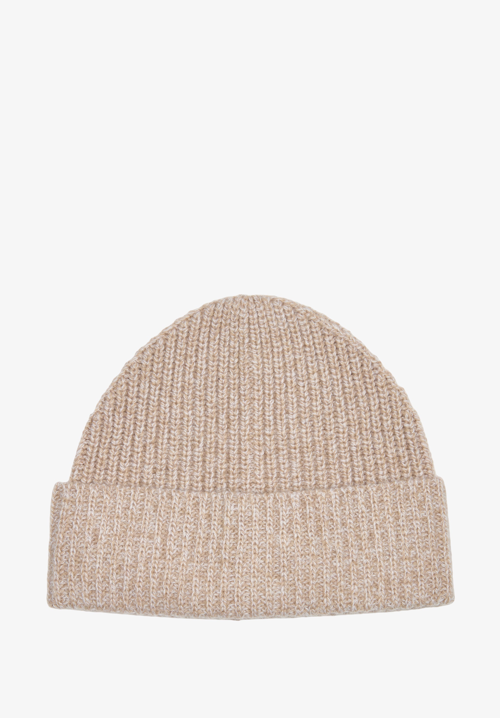 A.P.C. Beanie Mütze Kaschmir Rippenstrick T1
