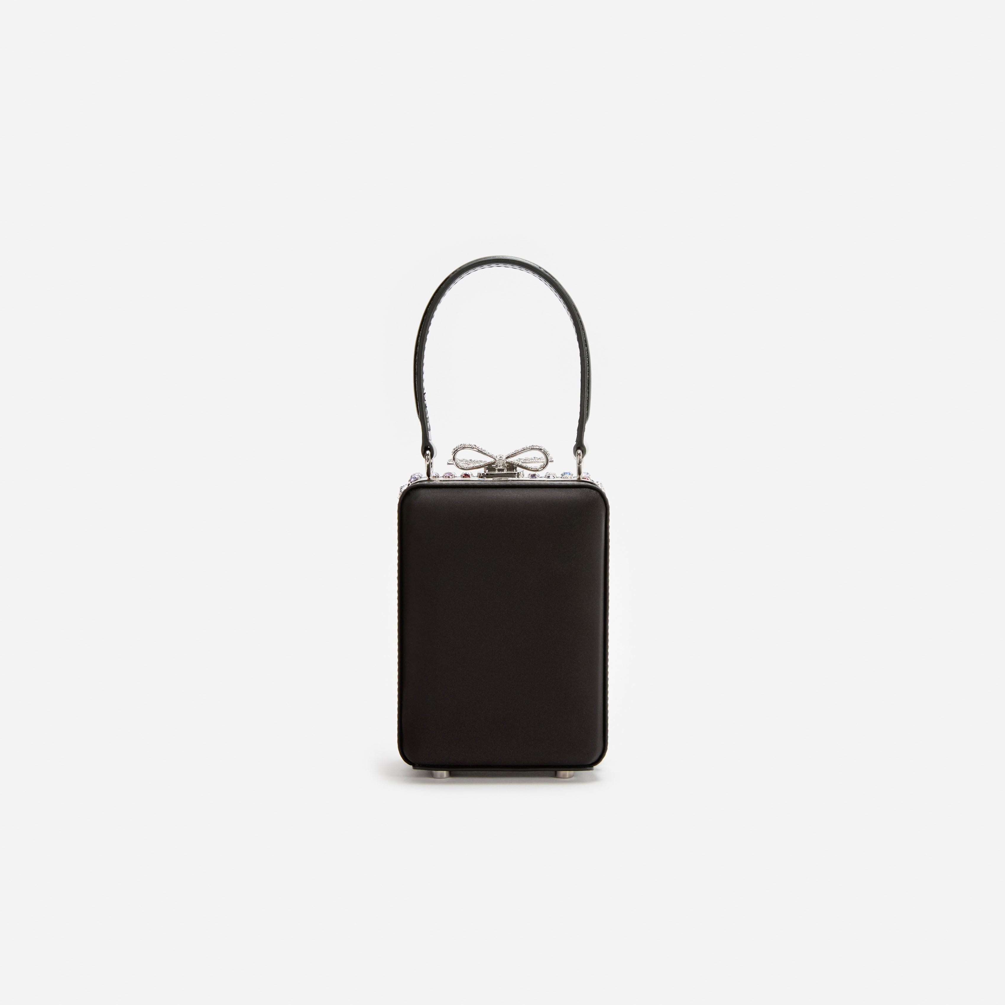 Self Portrait Handbags Multi Crystal Chainmail Micro Bag Multi